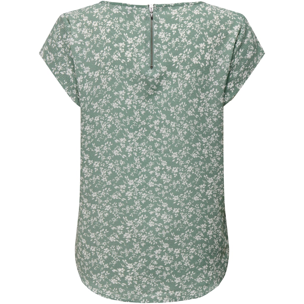 ONLY Shirtbluse »ONLVIC S/S AOP TOP NOOS PTM«, mit Print