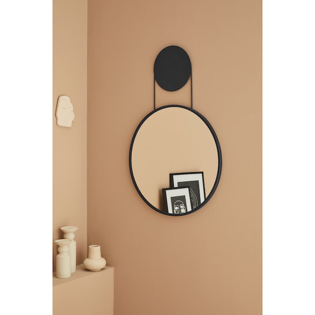 LeGer Home by Lena Gercke Wandspiegel »ovaler Aufhängespiegel, schwarz«, (1  St.), Dekospiegel, Wanddeko, rund, Rahmen aus Metall, modern online  bestellen | Jelmoli-Versand
