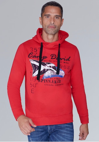 CAMP DAVID Kapuzensweatshirt, mit grossem Frontprint kaufen