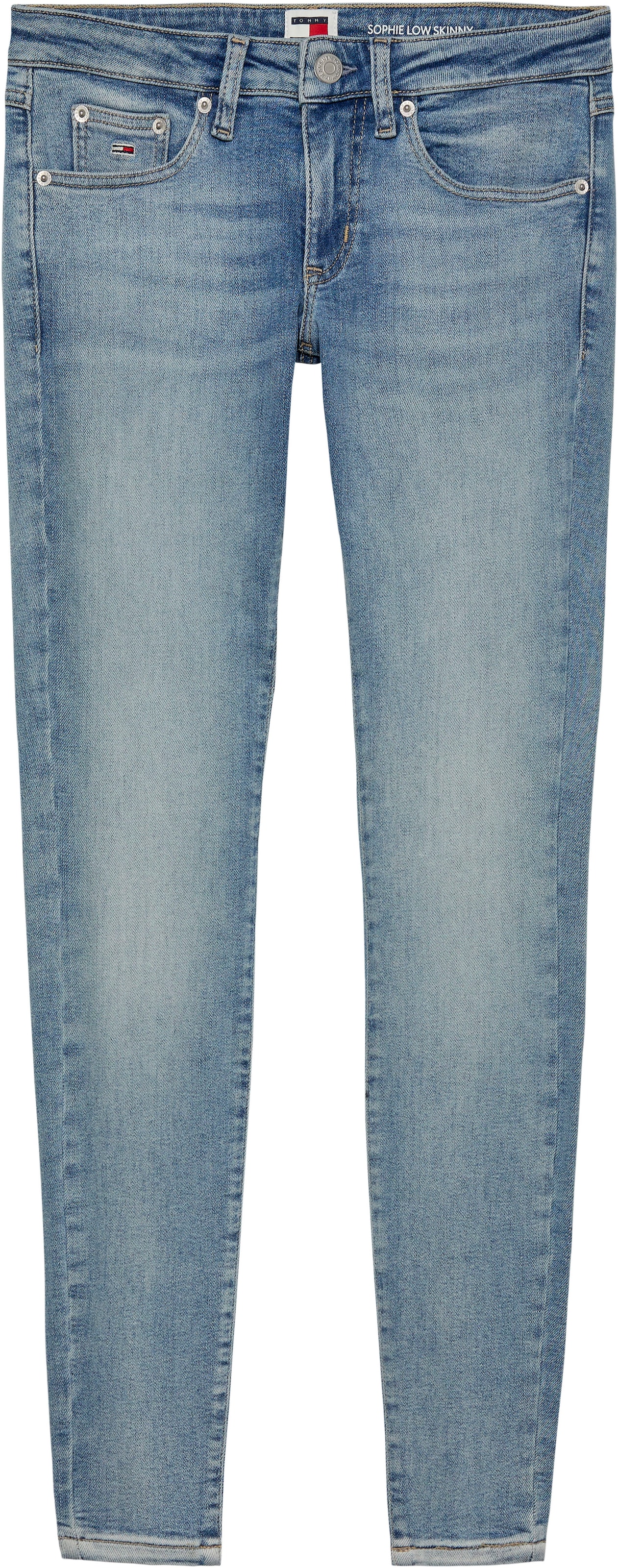 Tommy Jeans Skinny-fit-Jeans »Tommy Jeans Damenjeans Low Waist Skinny«, mit Waschung, Logo-Badge