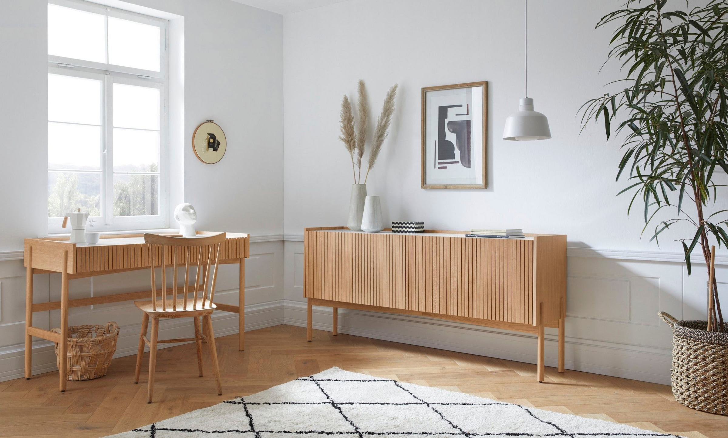 Woodman Sideboard »Bottrup«, Breite 177,5 cm, viel Stauraum, verstellbare Einlegeböden, FSC®