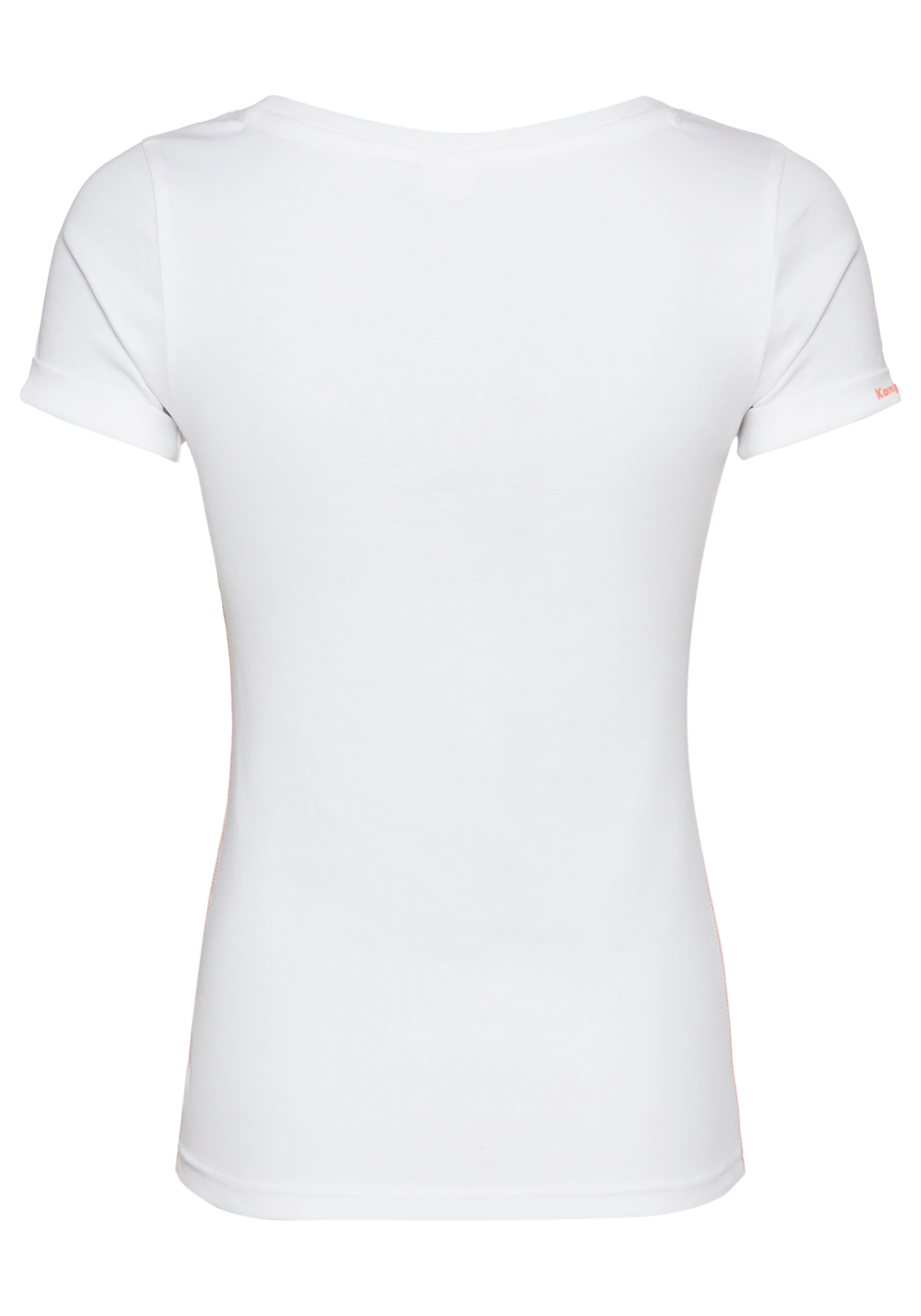 KangaROOS Kurzarmshirt, Kurzarm, körpernahe Passform, bedrucktes Design