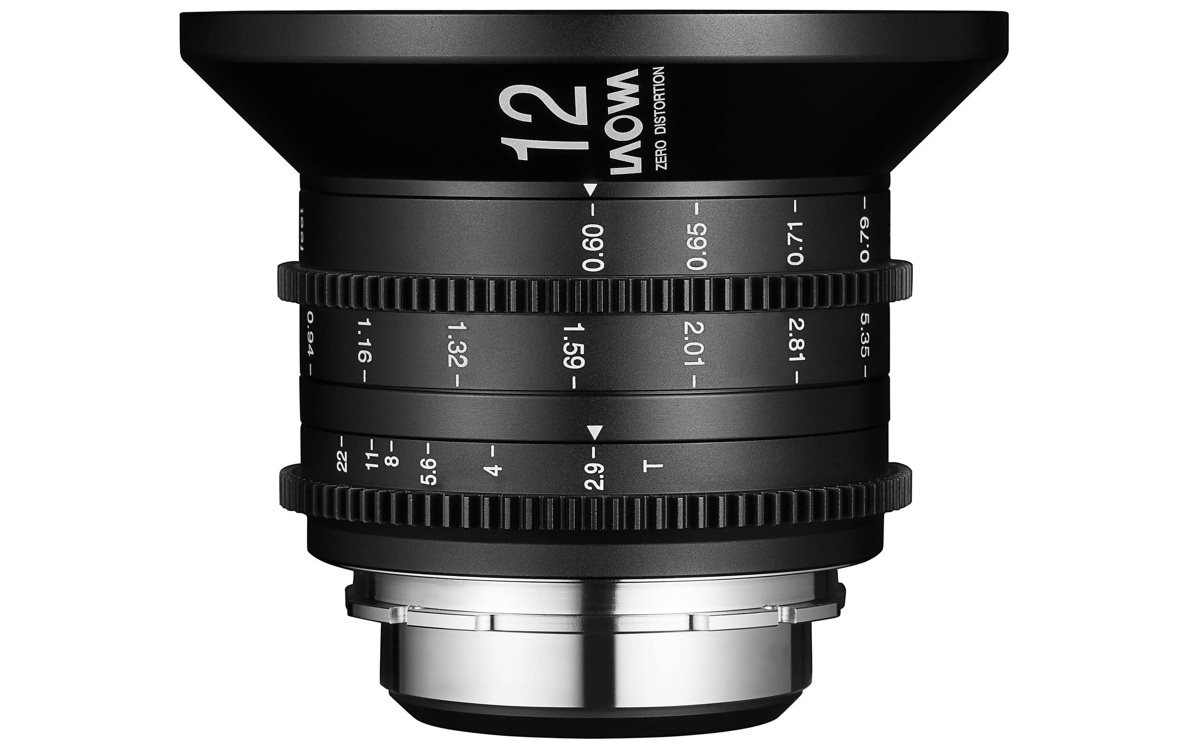 Festbrennweiteobjektiv »Laowa 12mm T2.9 Zero-D Cine (Meter) Ca EF«