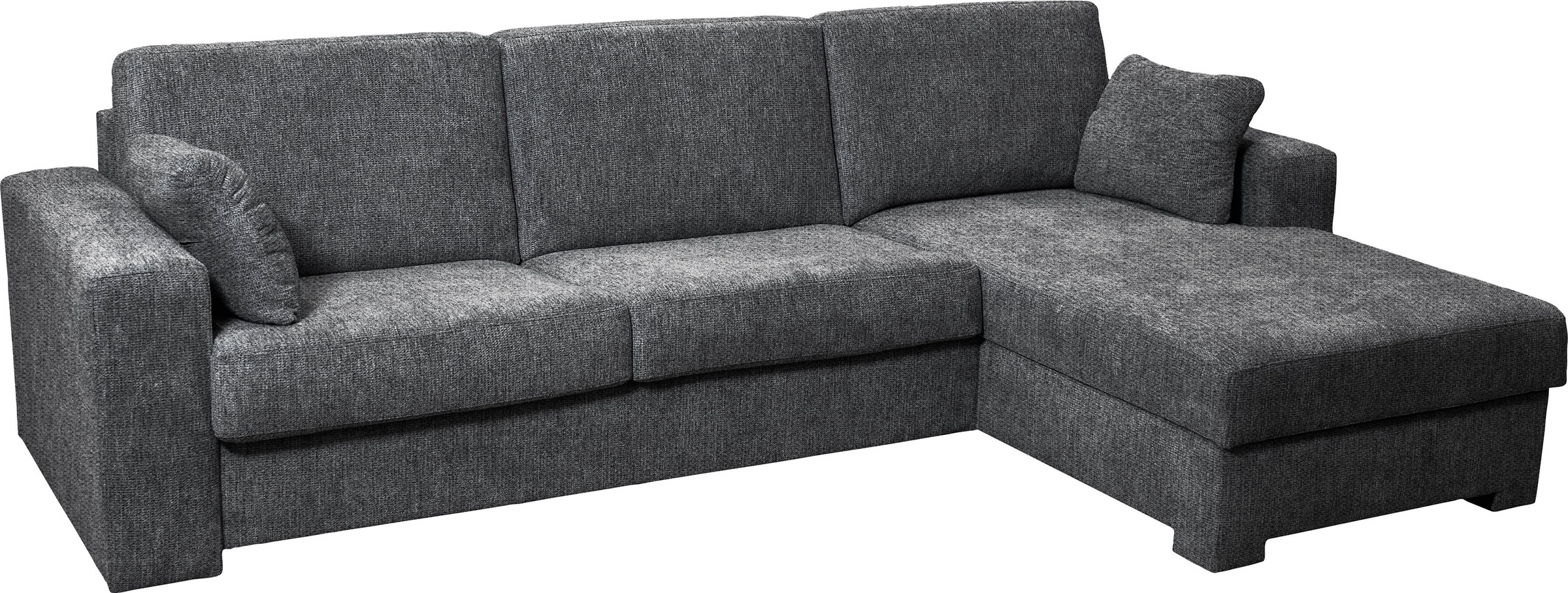 Home affaire Ecksofa »Roma "M" Matratzenhöhe 14 cm, Dauerschlaffunktion, mit Unterfederung,«, Liegemasse ca 143x198 cm, L-Form
