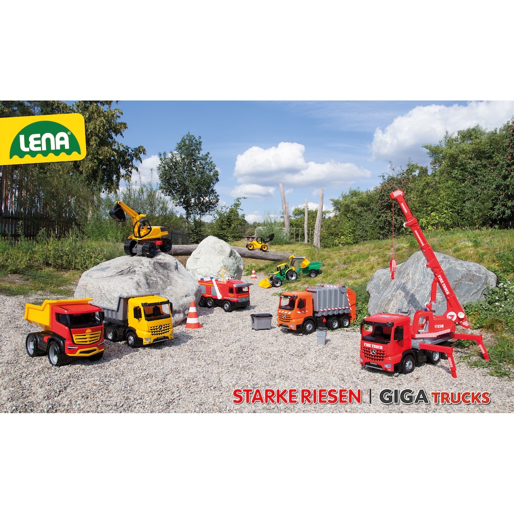 Lena® Spielzeug-Radlader »Giga Trucks, Aufsitz-Schaufellader Pro«