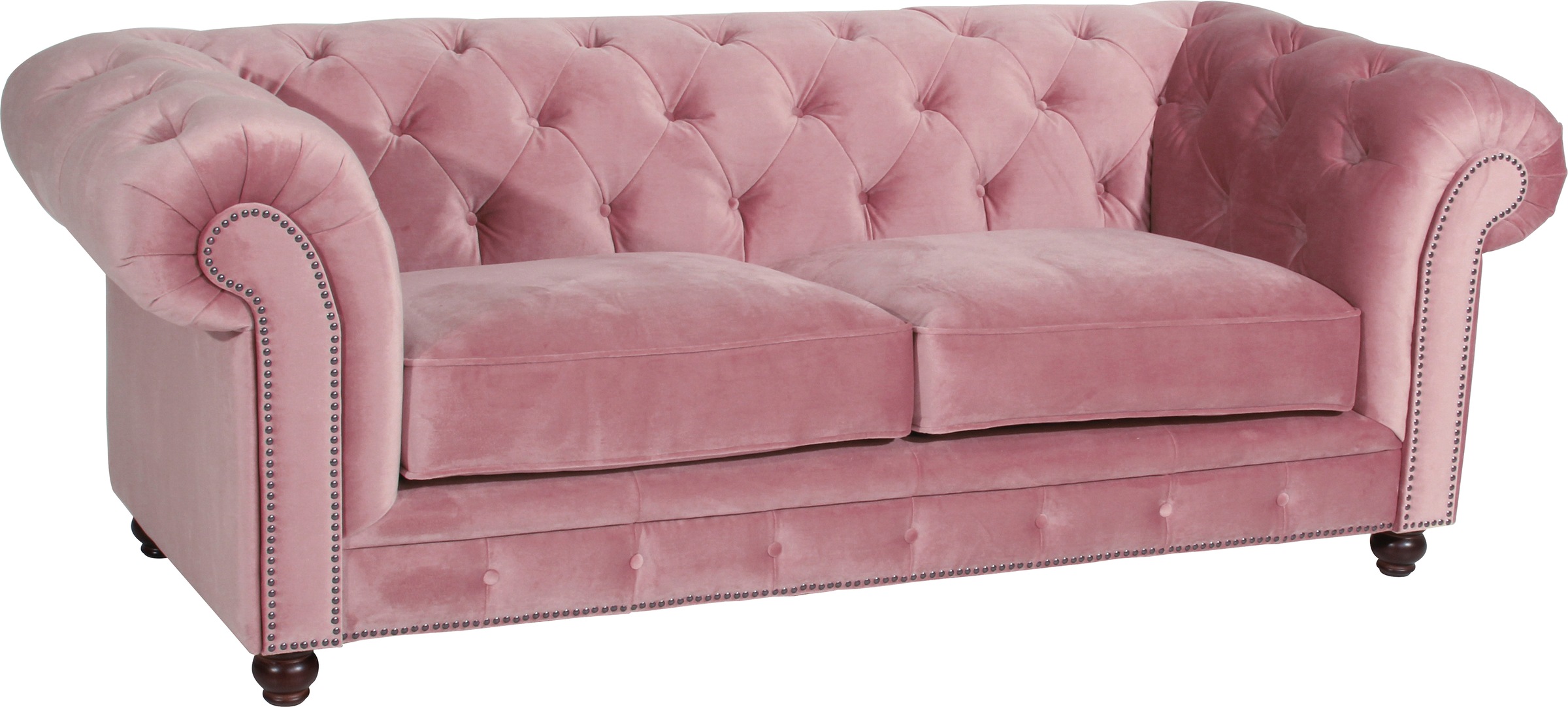 Max Winzer® Polstergarnitur »Old England Chesterfield, hochwertig und elegant«, (3 tlg.), mit edler Knopfheftung, 3-tlg.
