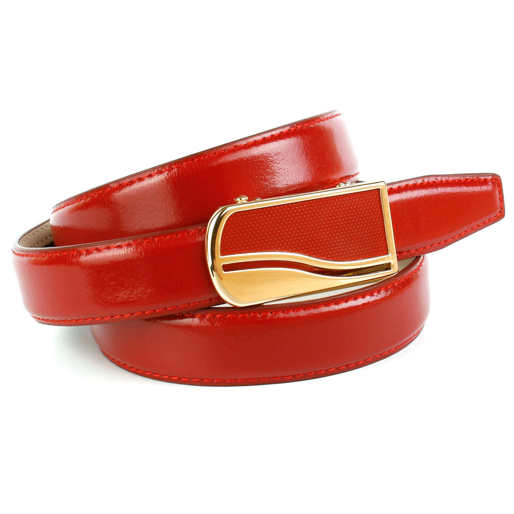 Anthoni Crown Ledergürtel, in schmaler Form mit Designer Schliesse online  kaufen bei Jelmoli-Versand Schweiz