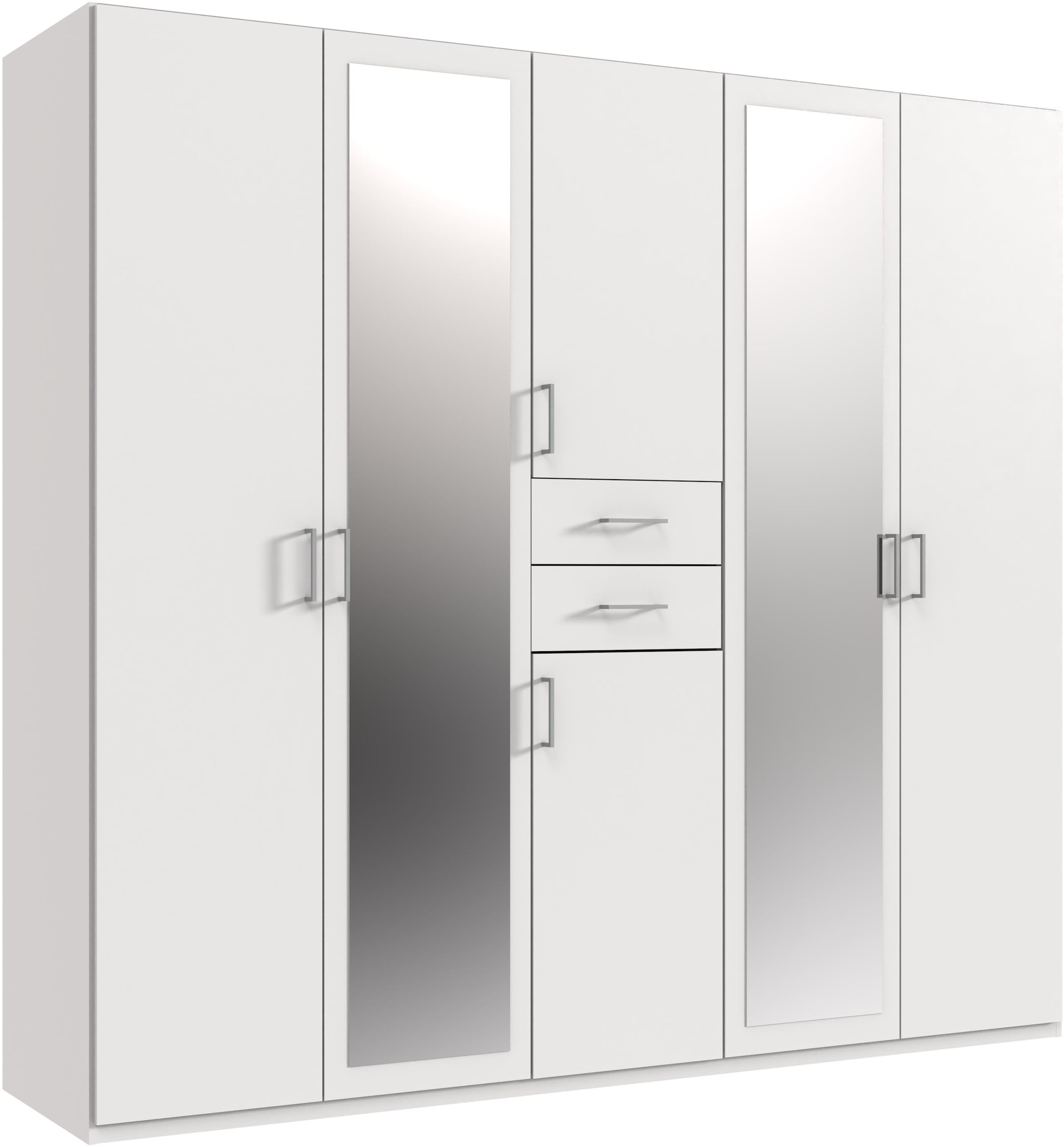 Wimex Kleiderschrank »Diver Drehtürenschrank mit Spiegel, 180, 225 o. 270cm breit« Bestseller Schlafzimmerschrank wahlweise 3 Innenausstattungen