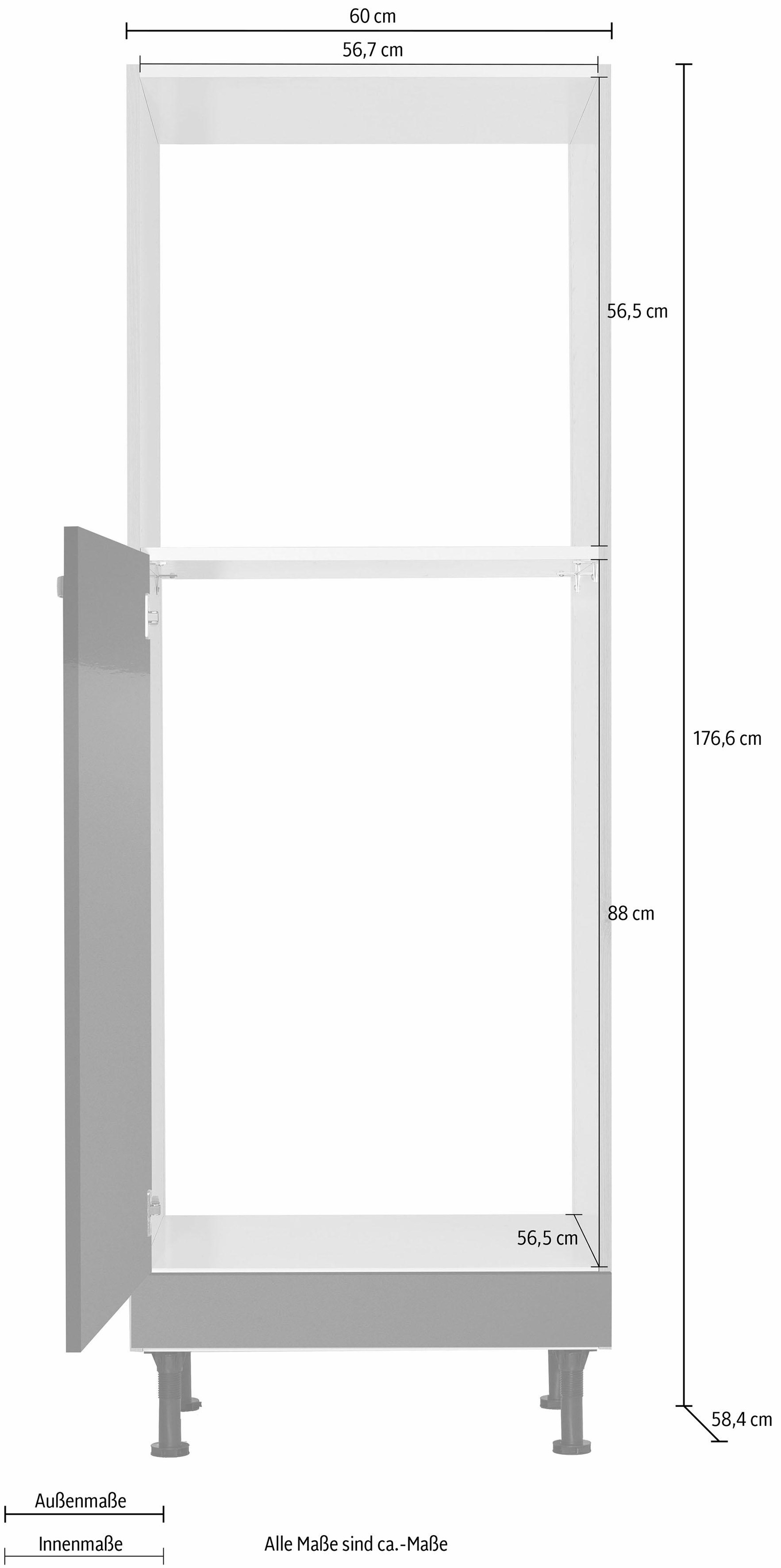 OPTIFIT Backofen/Kühlumbauschrank »Cara« online Jelmoli-Versand bestellen 