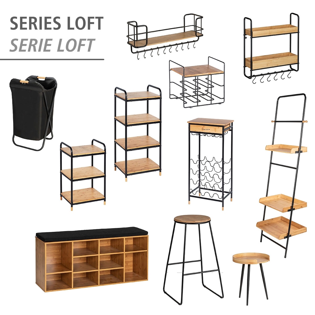 WENKO Wandregal »Loft«, 1 Etage + Aufhängemöglichkeiten online bestellen |  Jelmoli-Versand