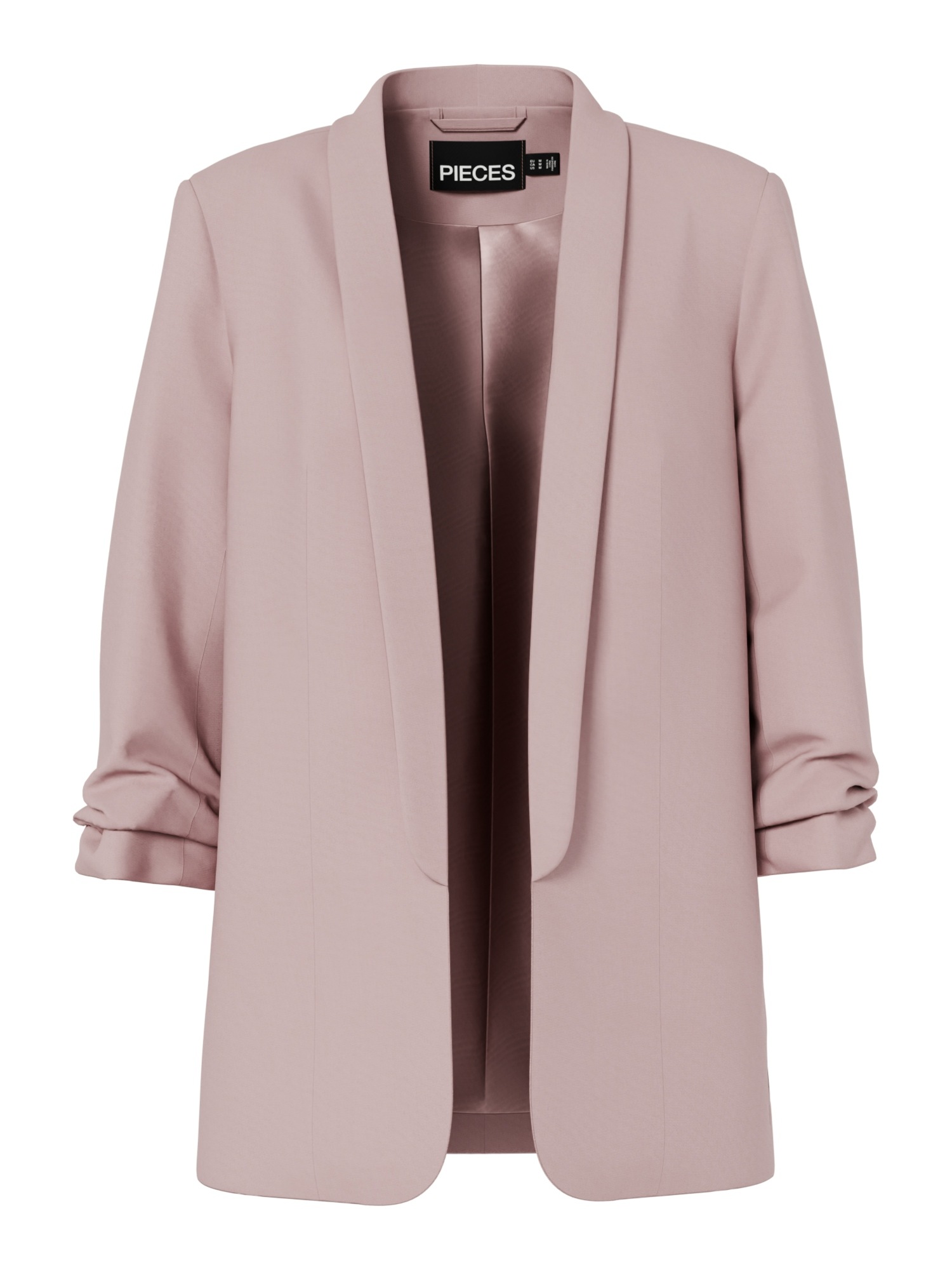 pieces Blusenblazer »PCBOSELLA 3/4 BLAZER NOOS«, mit Faltendetail am Ärmel