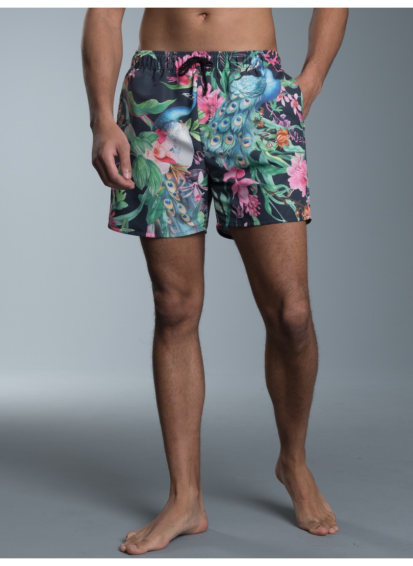 Trigema Shorts »TRIGEMA Bade-/Freizeitshorts mit Druckmotiv«