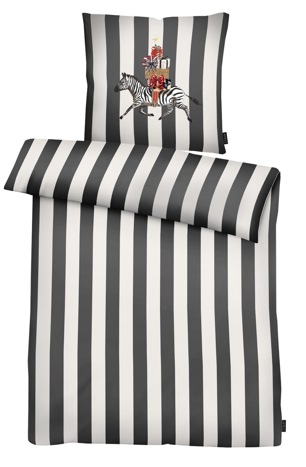 APELT Bettwäsche "Pepe" 2 Bettwäsche-Set mit Reißverschluss, Baumwoll-Satin, Digitaldruck