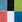 1x weiss, 1x grün, 1x marine, 1x hellblau, 1x orange, 1x blau