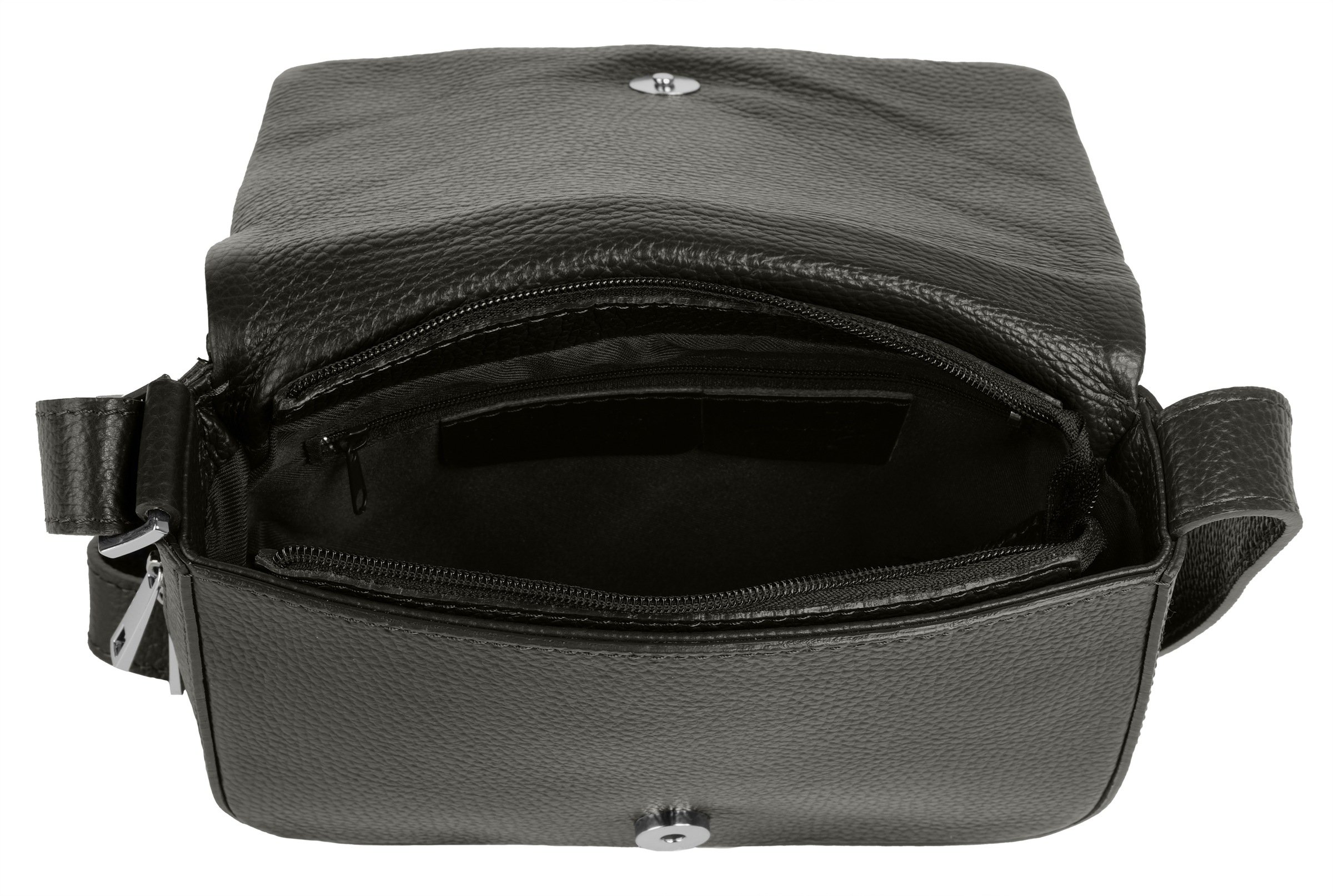 Cluty Henkeltasche, echt Leder, Made in Italy
