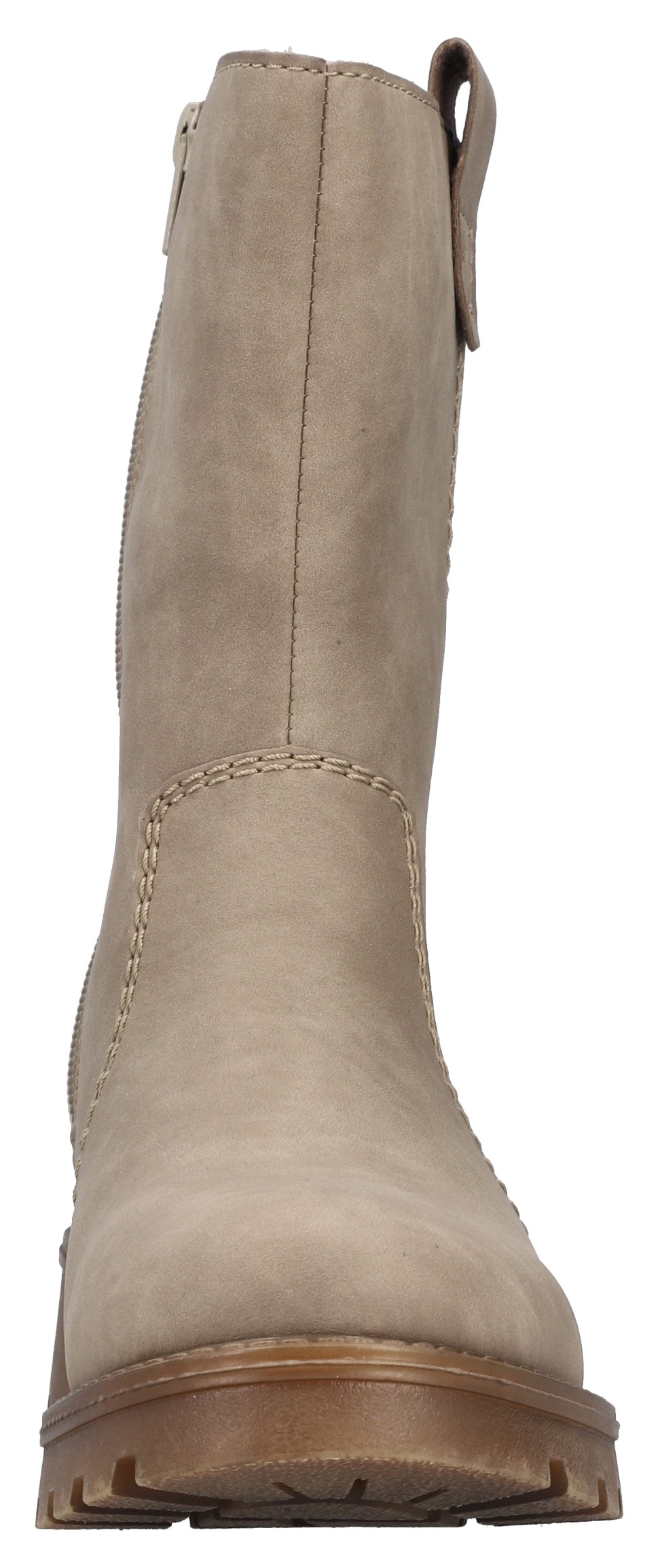 Rieker Winterstiefelette, Winterboots, Profilsohle, mit Innenreissverschluss