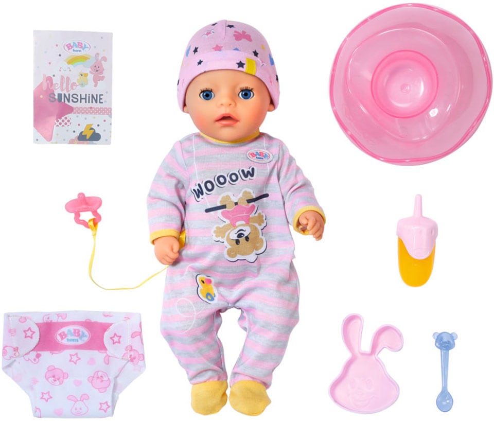 Image of Ackermann - Baby Born Babypuppe »Soft Touch Little Girl, 36 cm«, mit lebensechten Funktionen einkaufen bei Ackermann Versand Schweiz