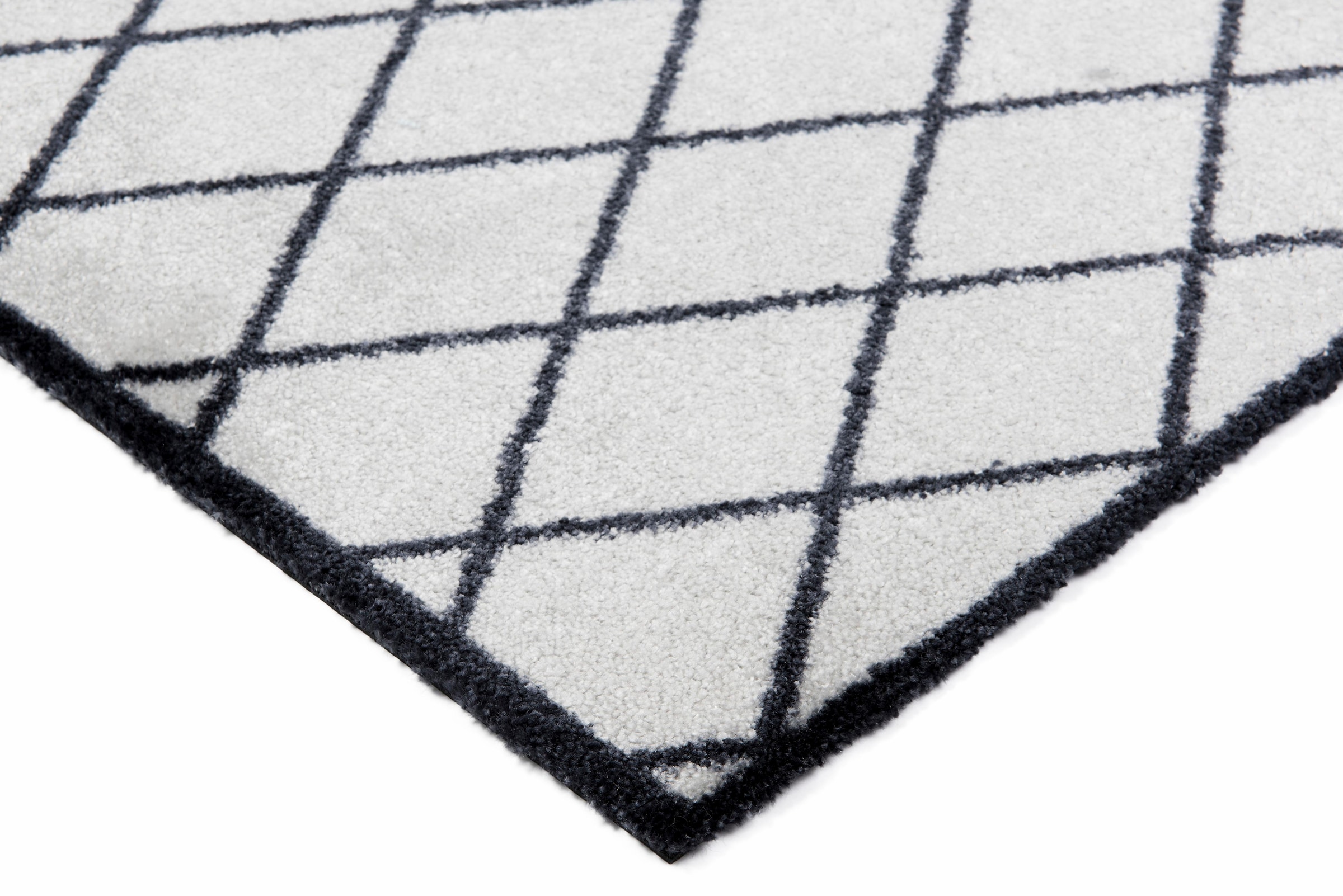 HANSE Home Fussmatte »Scale, Türmatte«, rechteckig, 7 mm Höhe, Rauten Design, Robust, Waschbar, Rutschfest, Balkon, Eingang