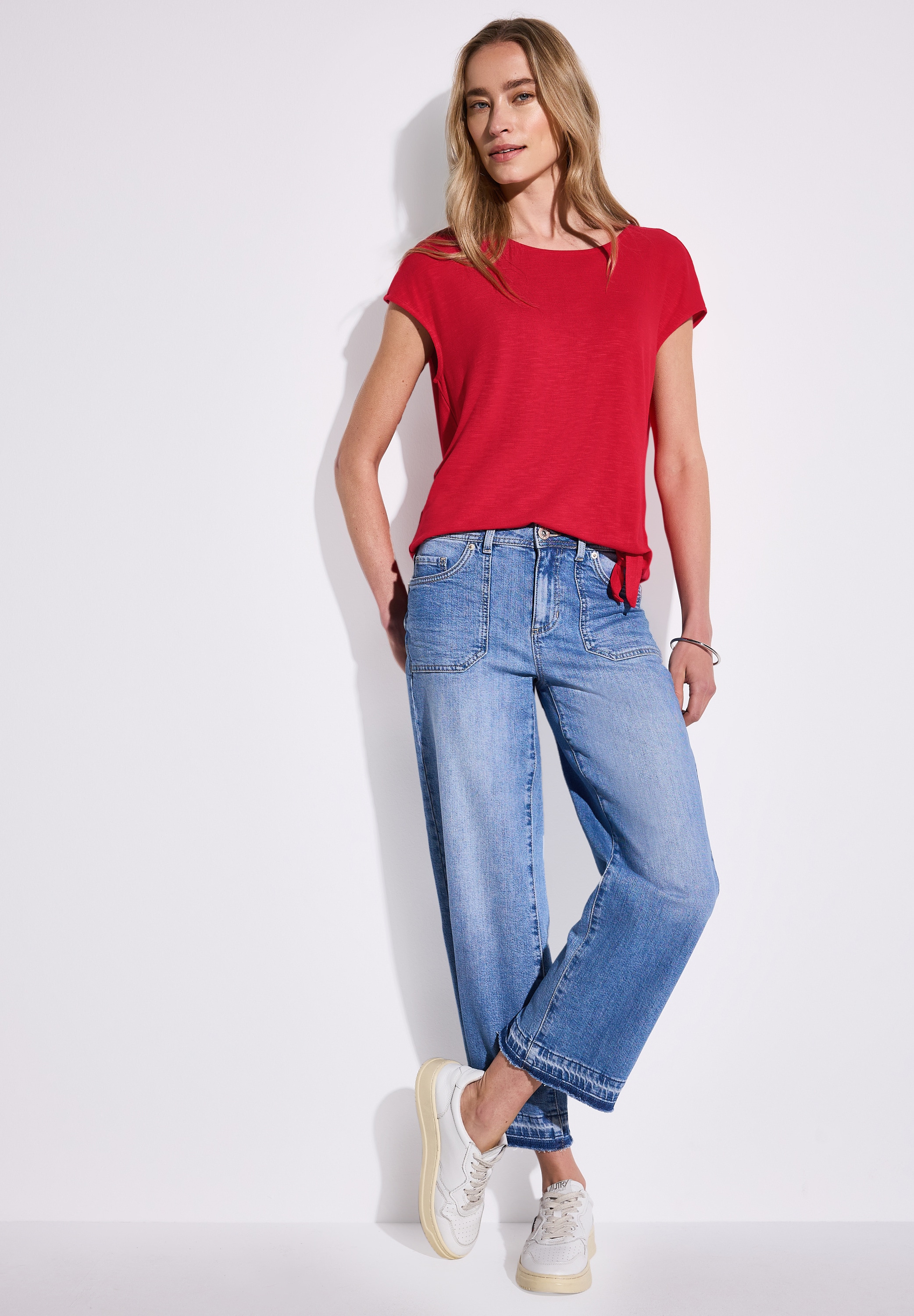 STREET ONE T-Shirt, mit Knotendetail