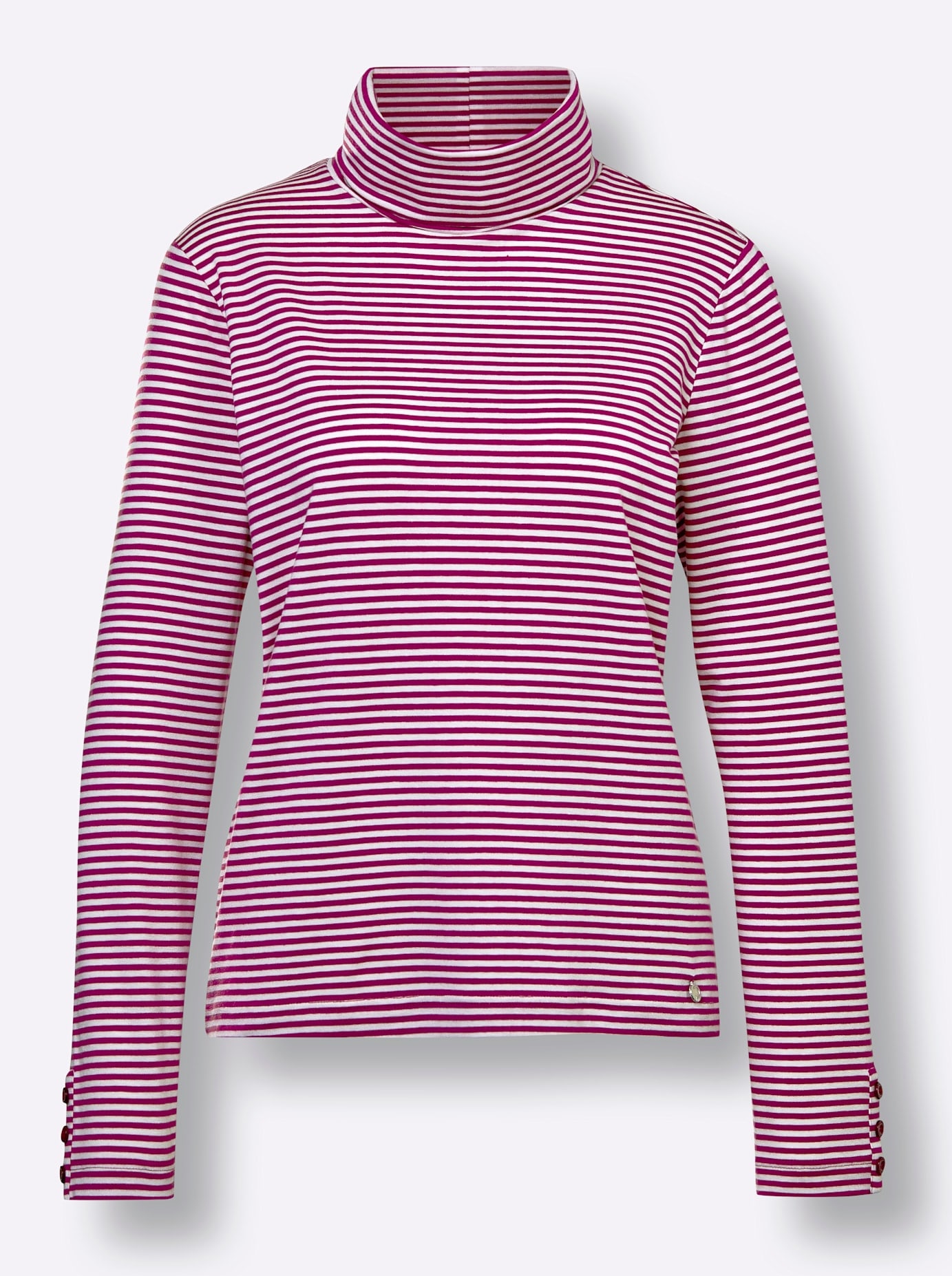 CREATION L PREMIUM Rollkragenshirt »Lyocell-Shirt«, (1 tlg.)