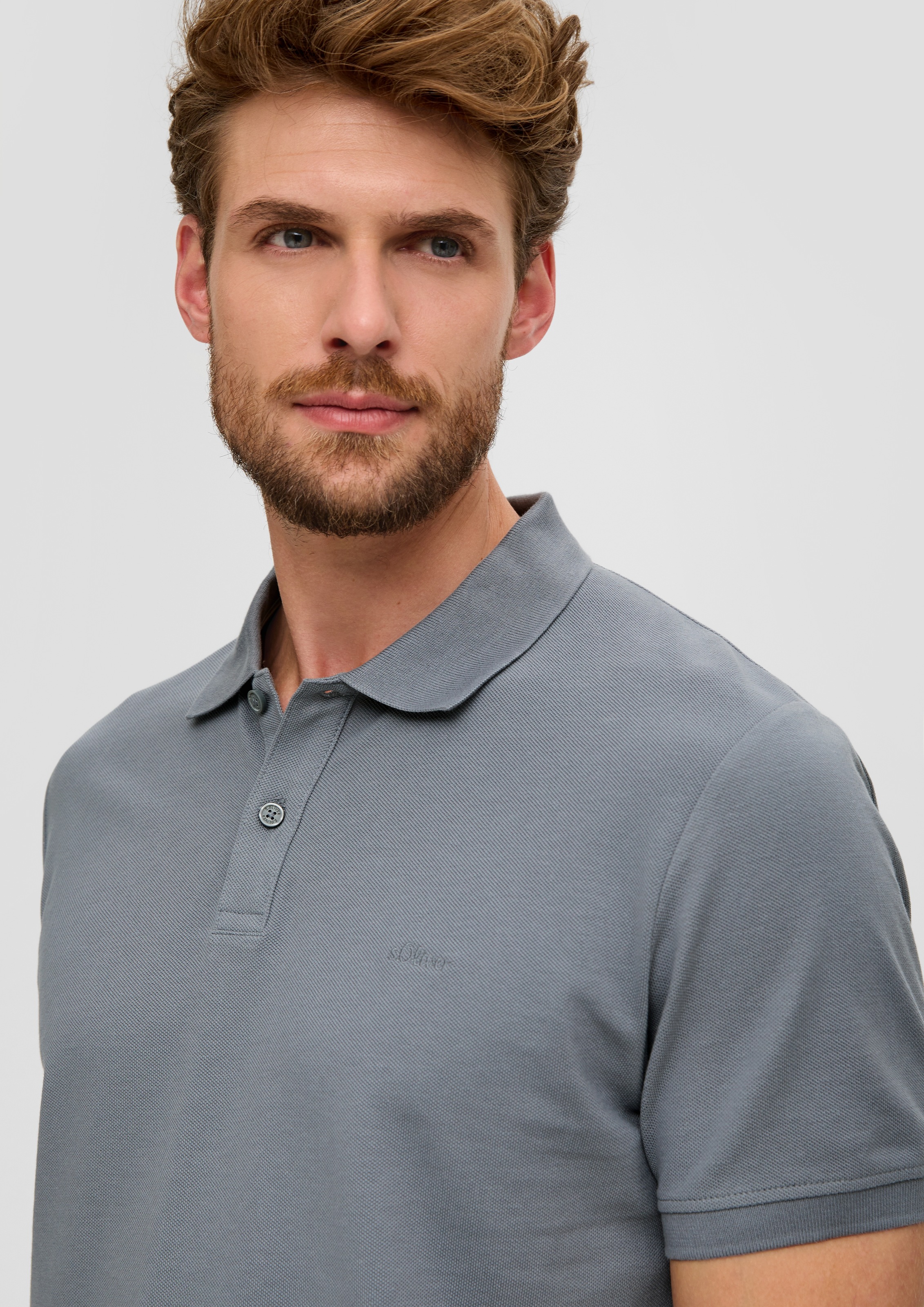 s.Oliver Poloshirt, mit Logostickerei