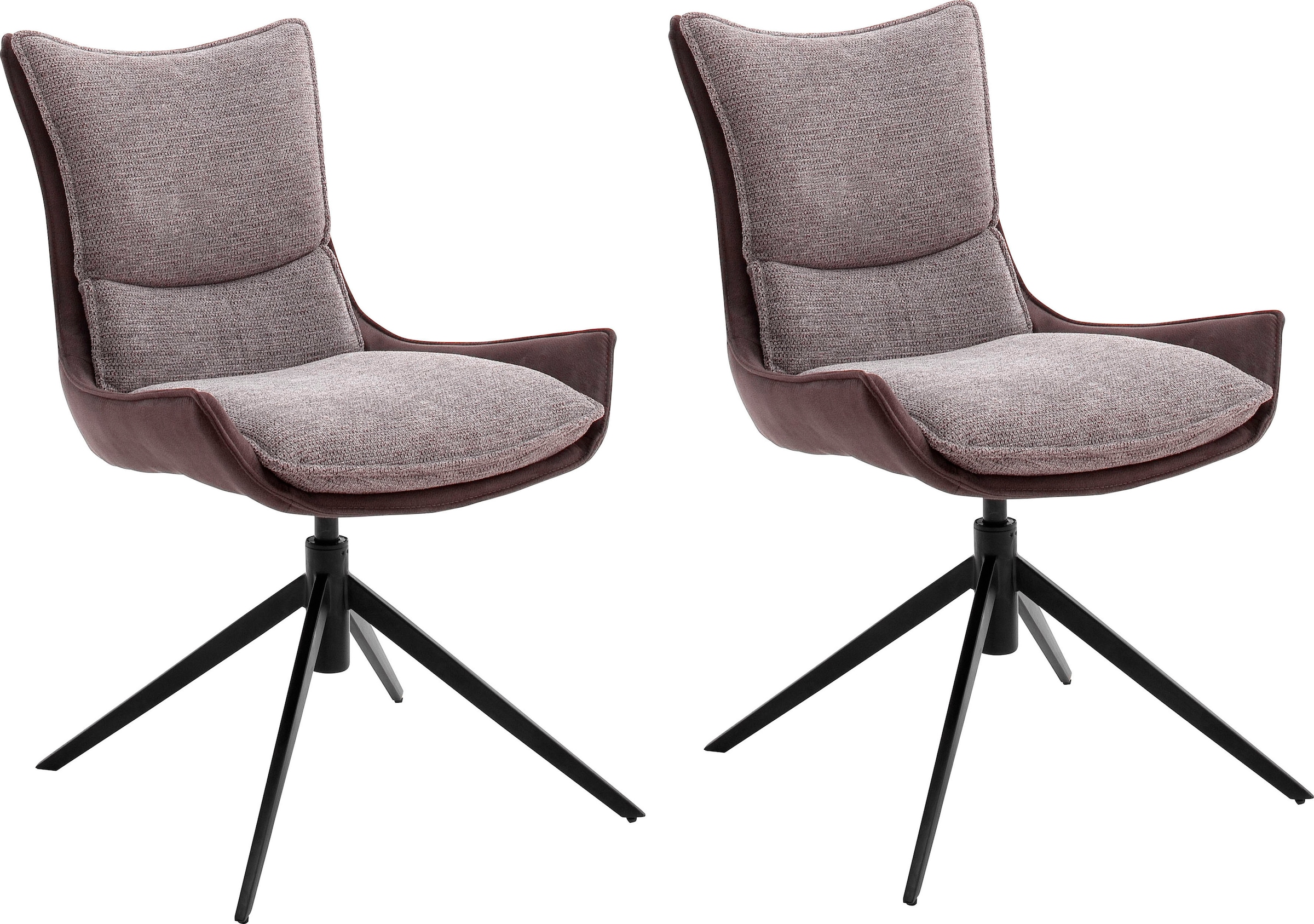 MCA furniture 4-Fussstuhl »Pemba«, (Set), 2 St., 2er-Set, 180°drehabr mit  Nivellierung, Stuhl belastbar bis 120 kg online bestellen