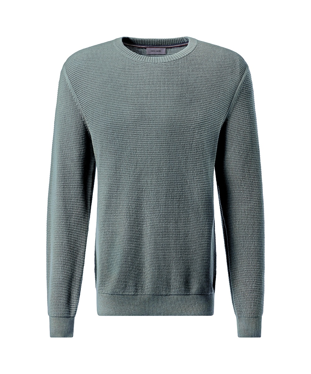 Pierre Cardin Rundhalspullover mit Struktur