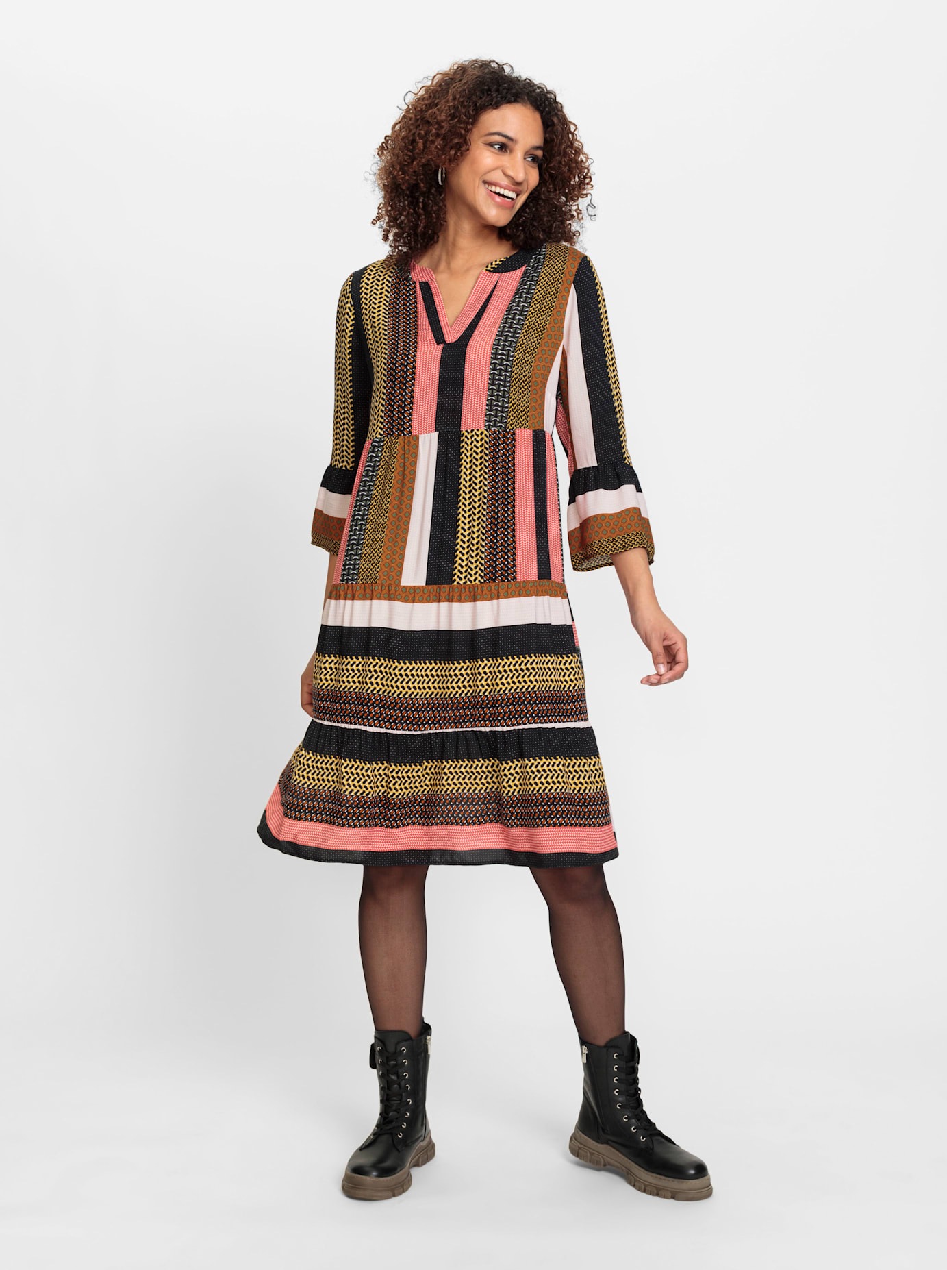 Inspirationen Druckkleid »Webkleid«