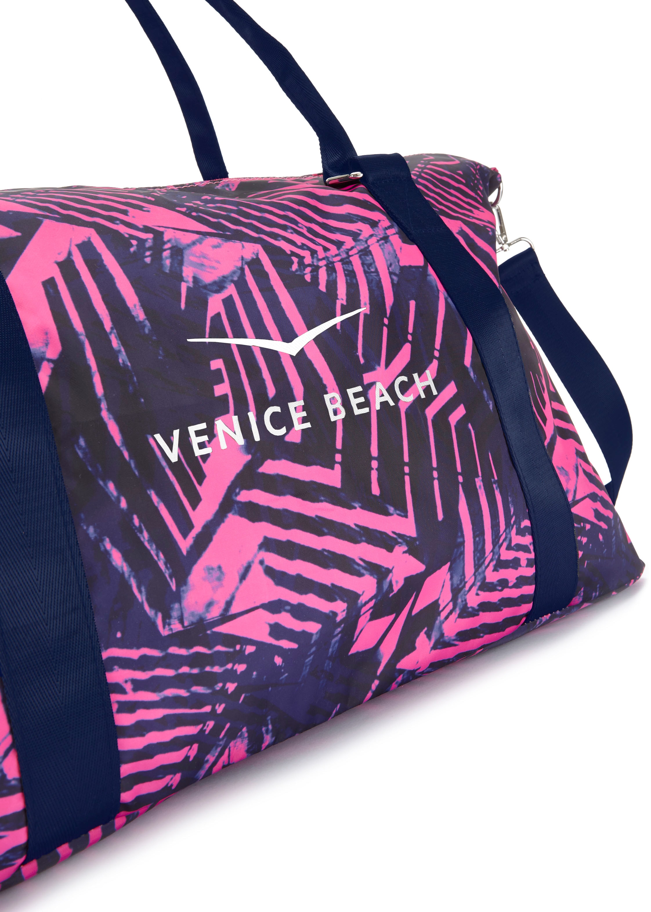 Venice Beach Sporttasche, grosse Umhängetasche, Weekender, Strandtasche mit Druck VEGAN