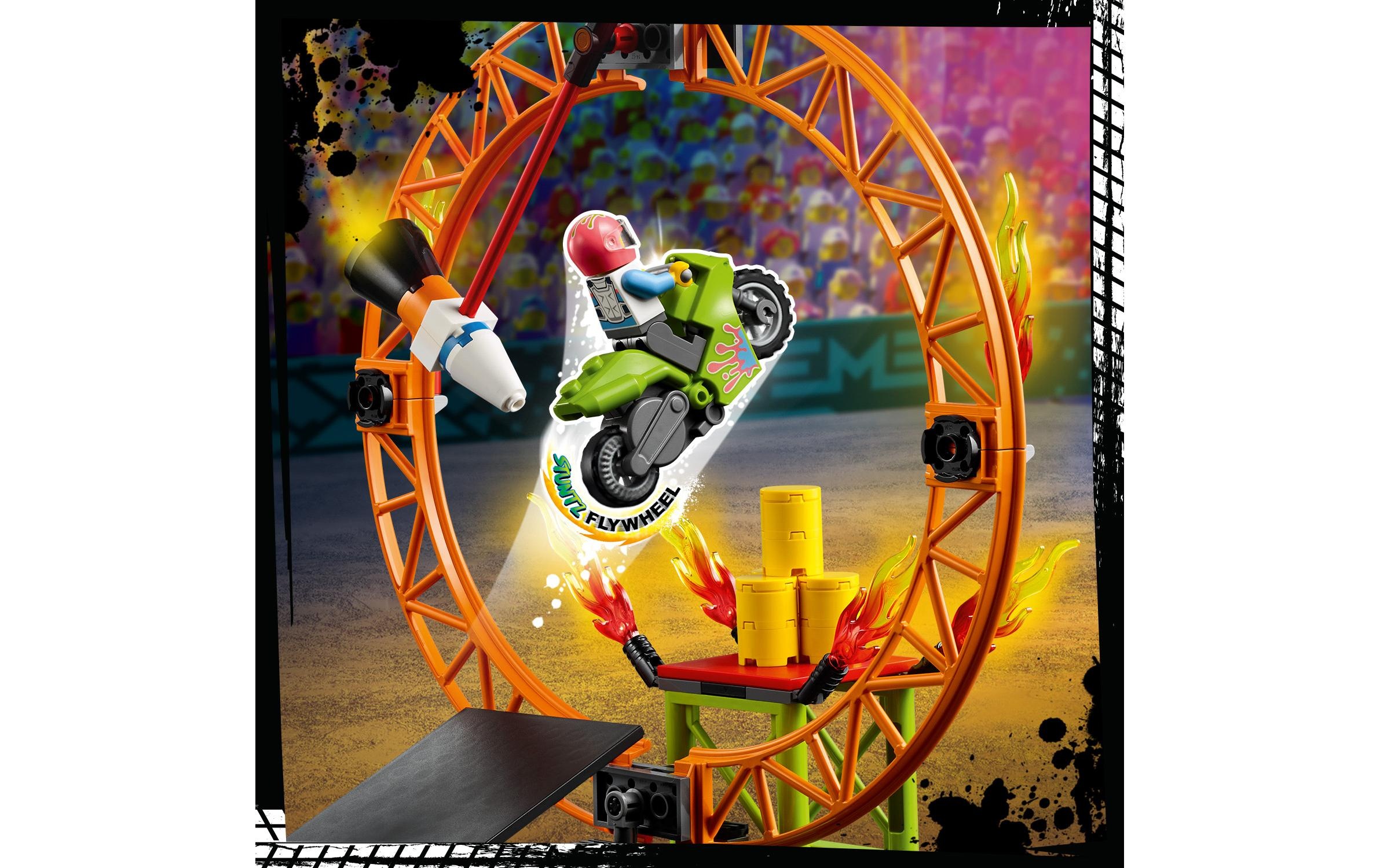 LEGO® Konstruktionsspielsteine »Stuntz Stuntshow-Arena 6«