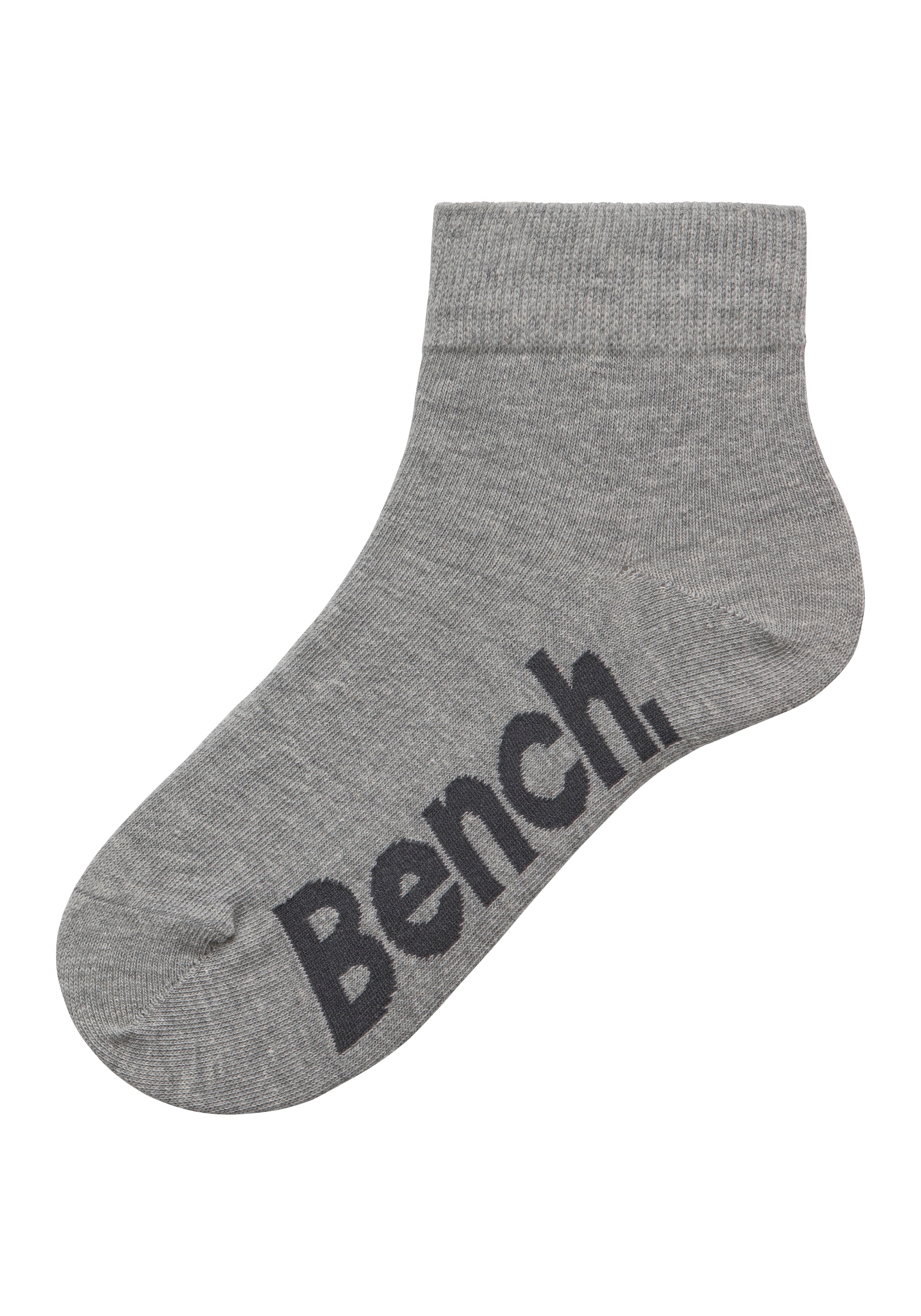 Bench. Kurzsocken, (Federtasche, 7 Paar), in ansprechendem Mäppchen mit Reissverschluss