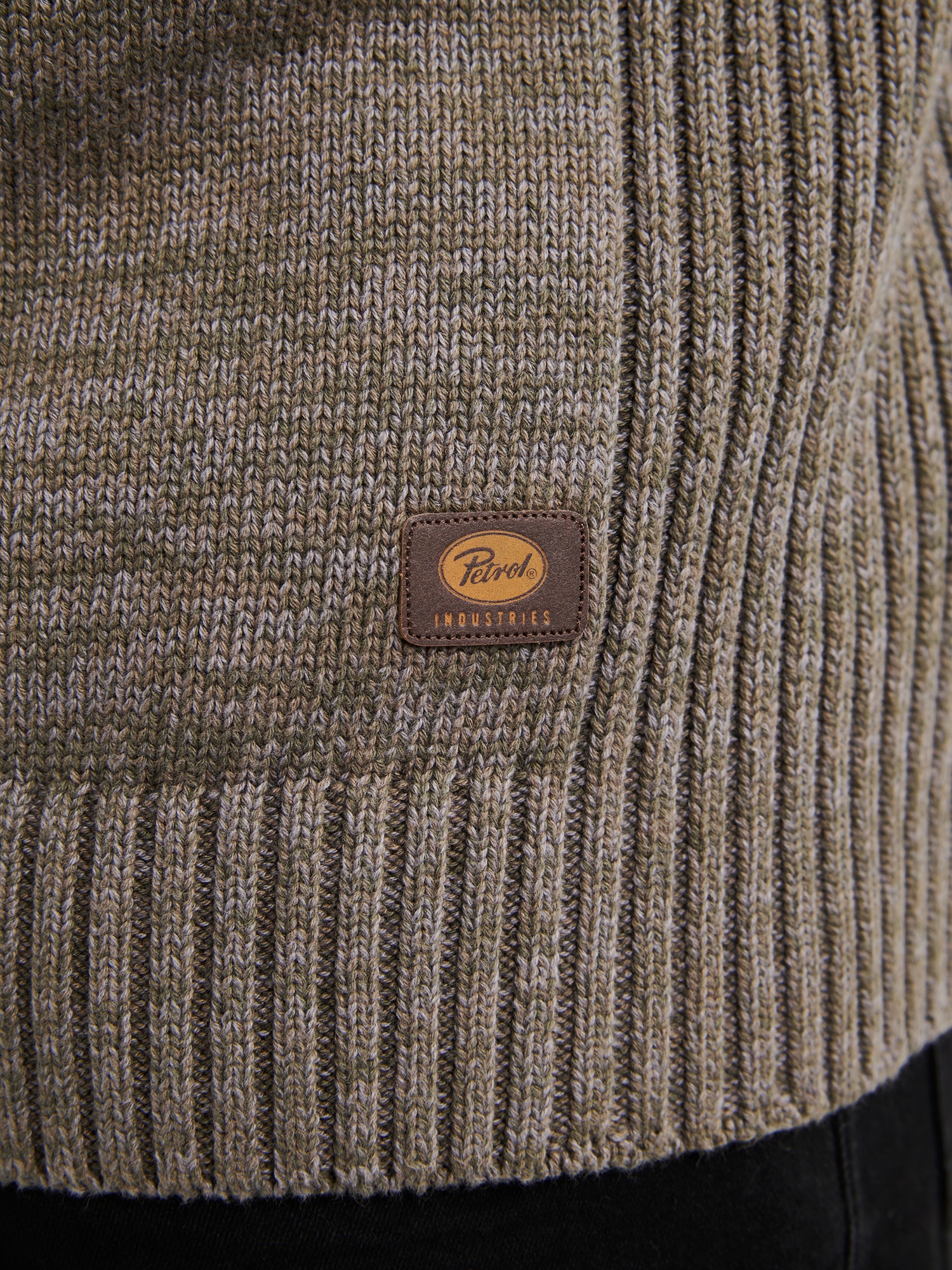 Petrol Industries Strickpullover, mit Rippbündchen