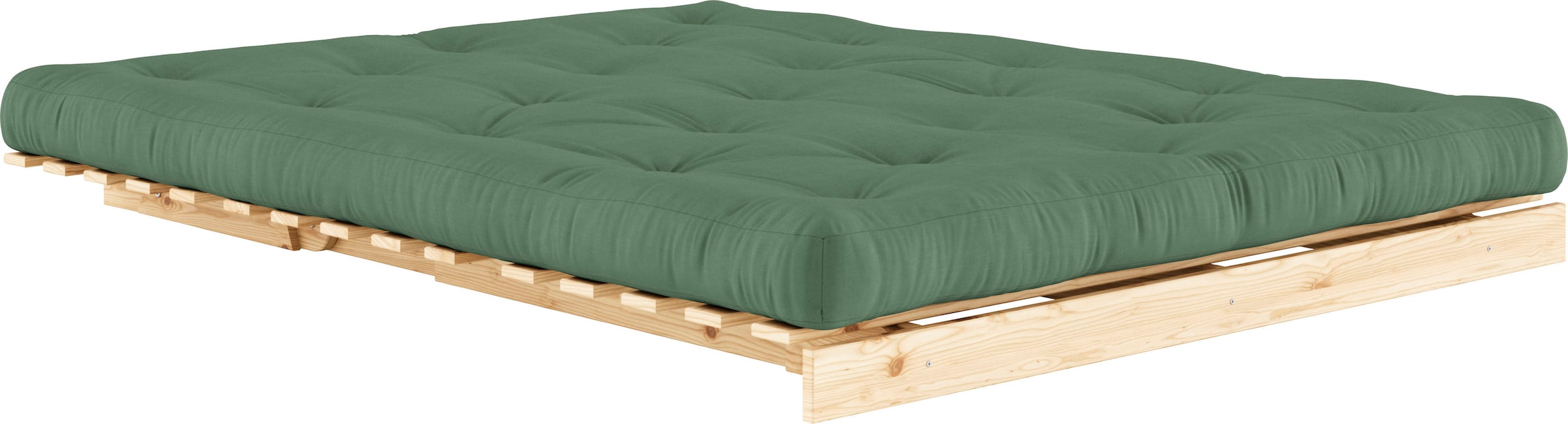 Karup Design Schlafsofa »Roots 160«, (2 St.), Mit Holzstruktur, inkl. Futonmatratze, Liegefläche 160x200 cm