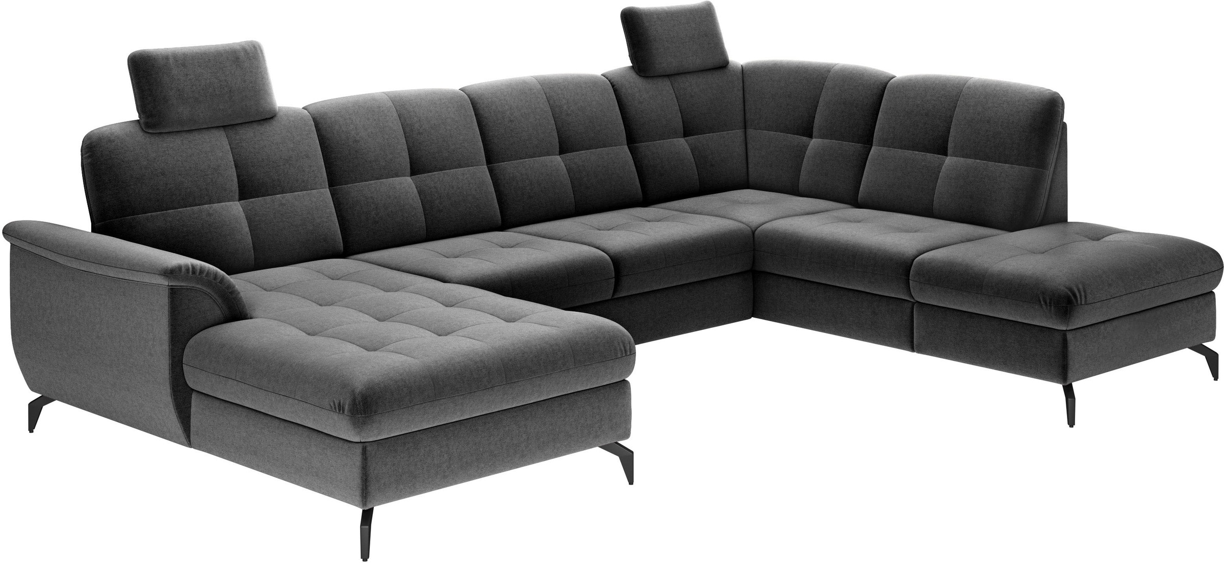 sit&more Wohnlandschaft »Zora U-Form«, wahlweise mit Bettfunktion und Bettkasten