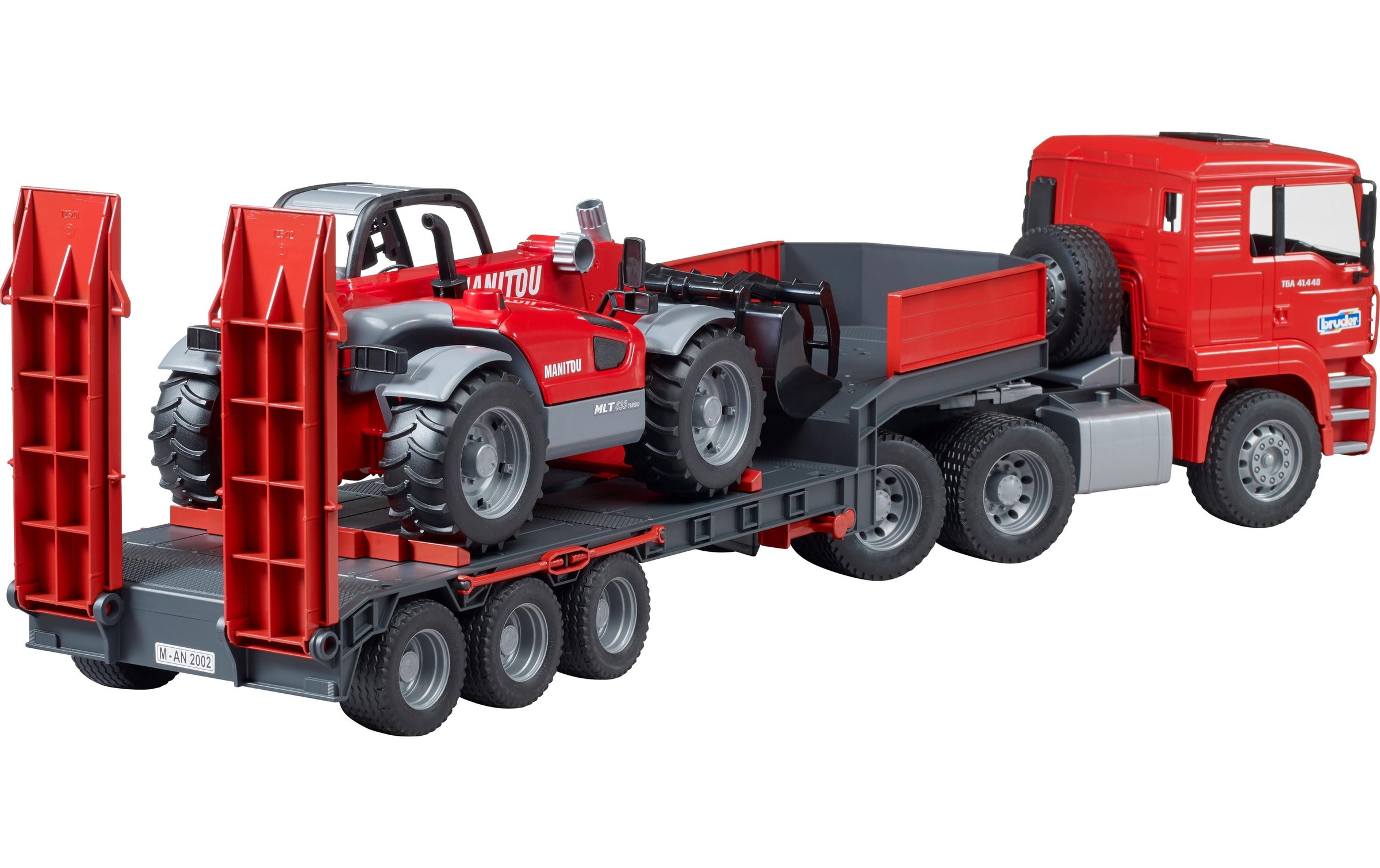 Bruder® Spielzeug-LKW »MAN LKW mit Tieflader«, Nutzfahrzeug