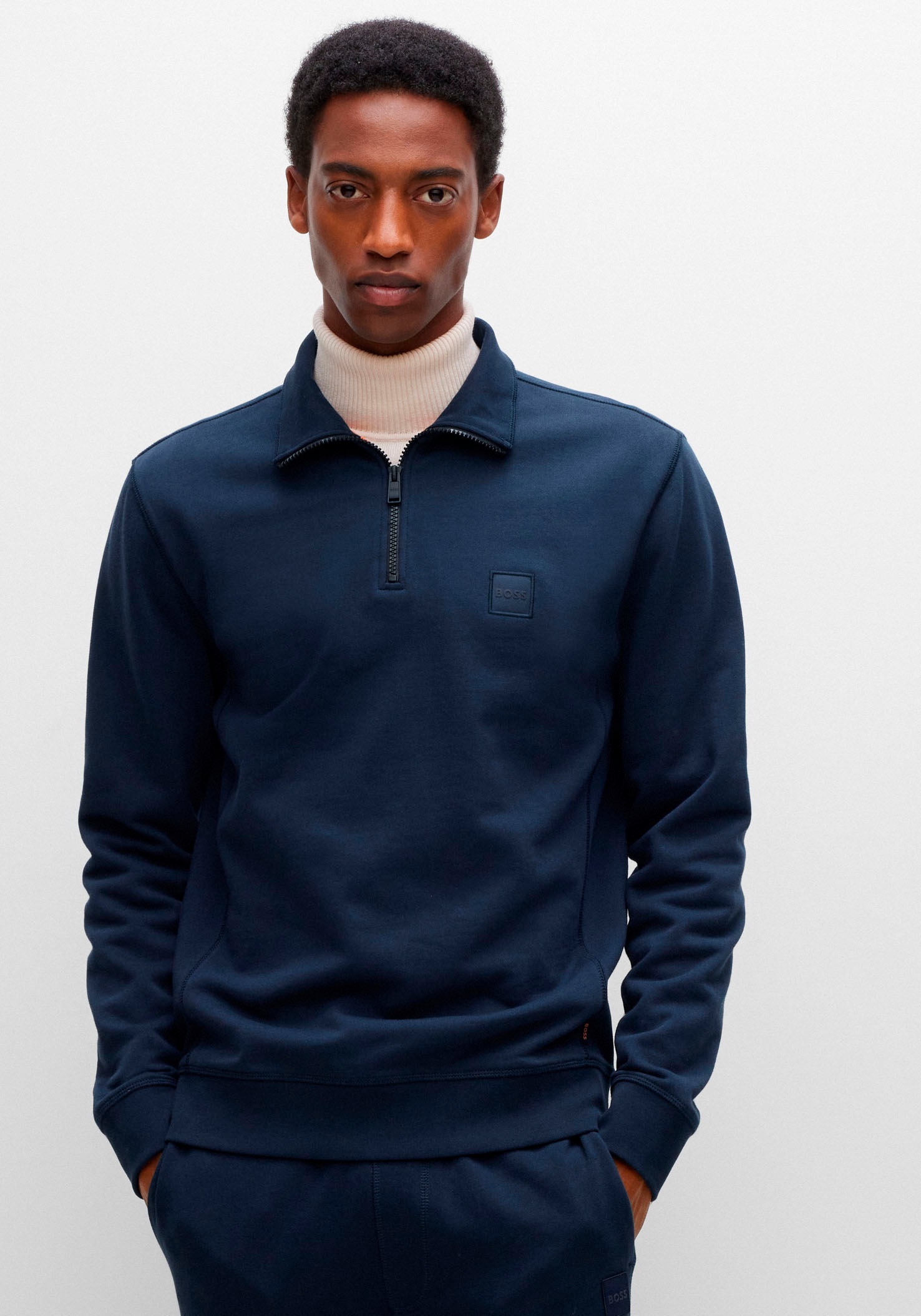 BOSS ORANGE Sweatshirt »Zetrust«, (1 tlg.), mit Reissverschluss am Kragen kaufen
