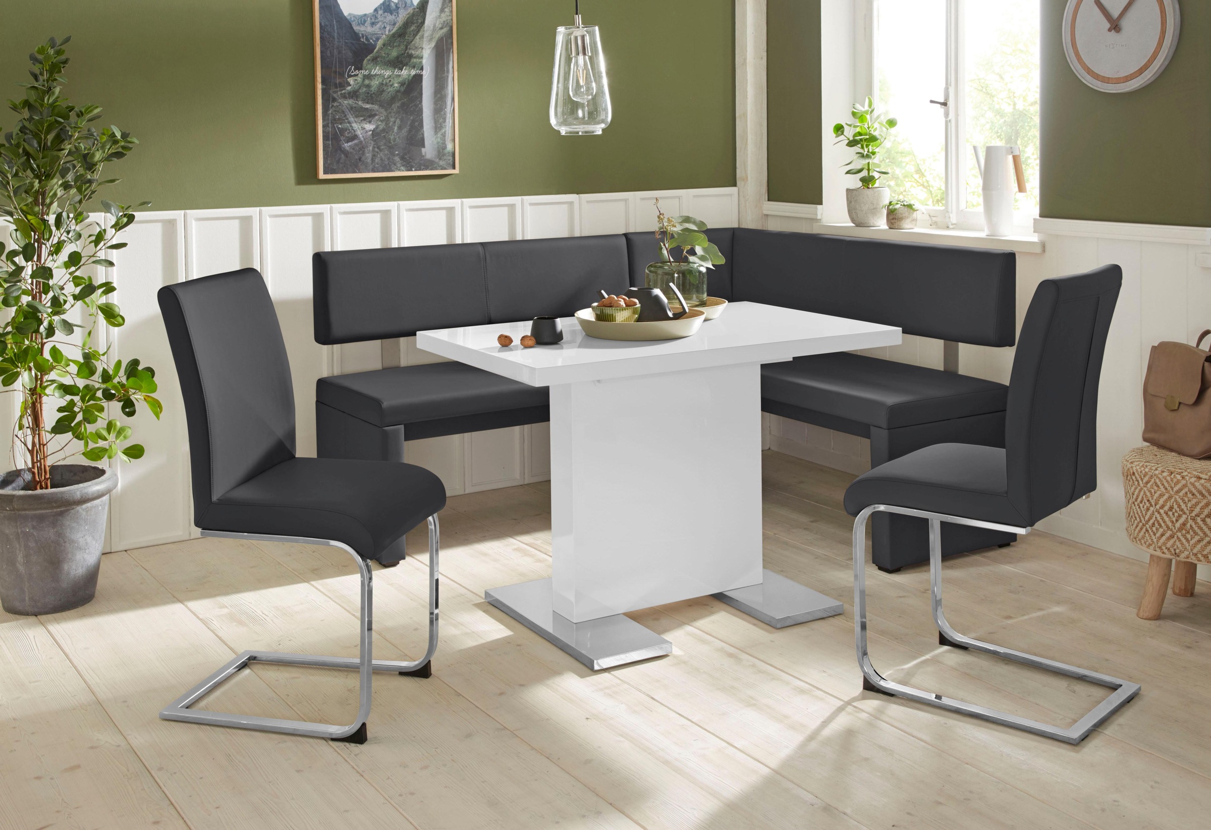 OTTO home Freischwinger "Charissa" (Set) 2 Stk.Bezug in verschiedenen Qualitäten, maximale Belastbarkeit 120 kg