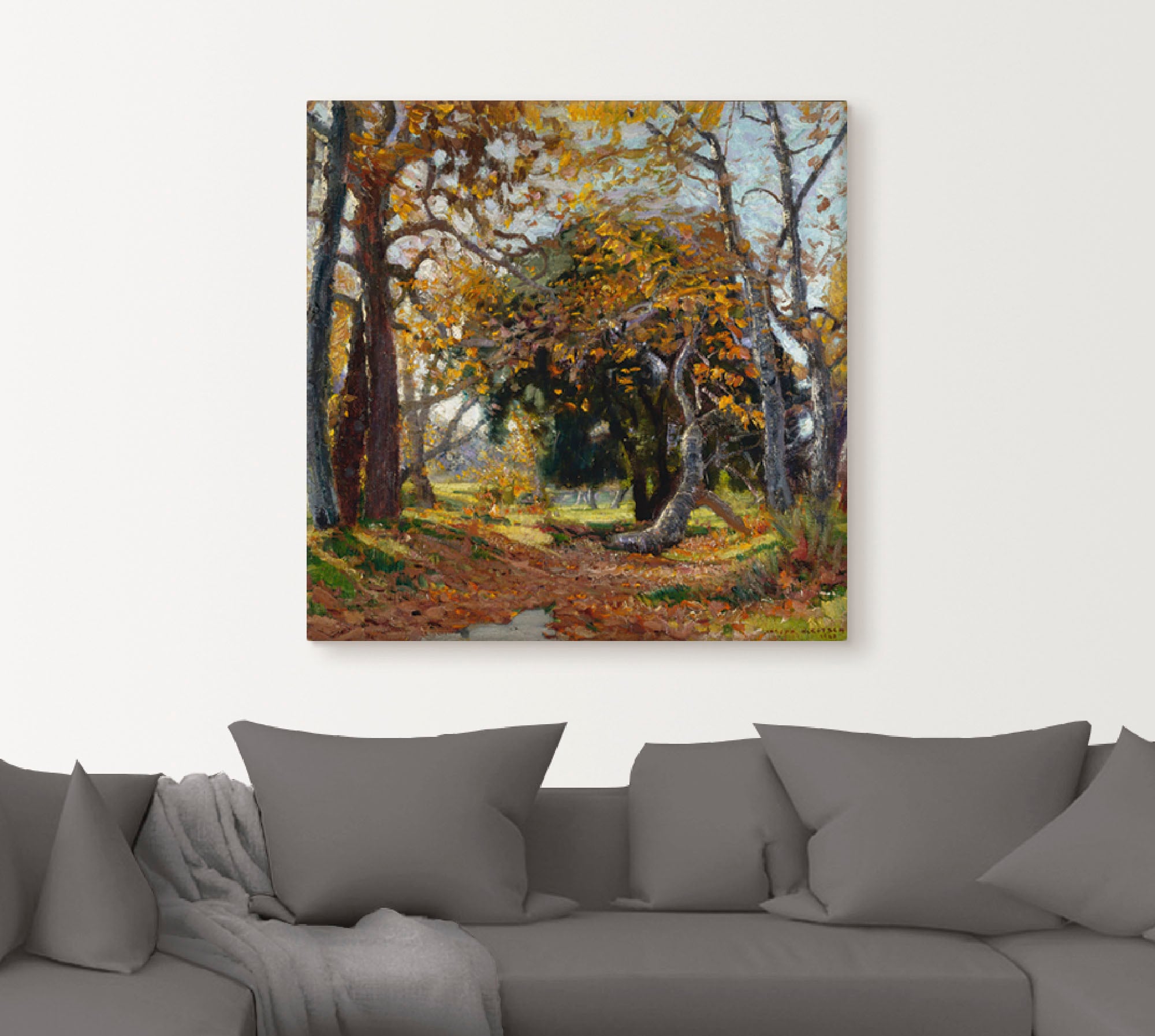 Artland Leinwandbild »Herbst im Canyon. 1923«, Vier Jahreszeiten, (1 St.), auf Keilrahmen gespannt
