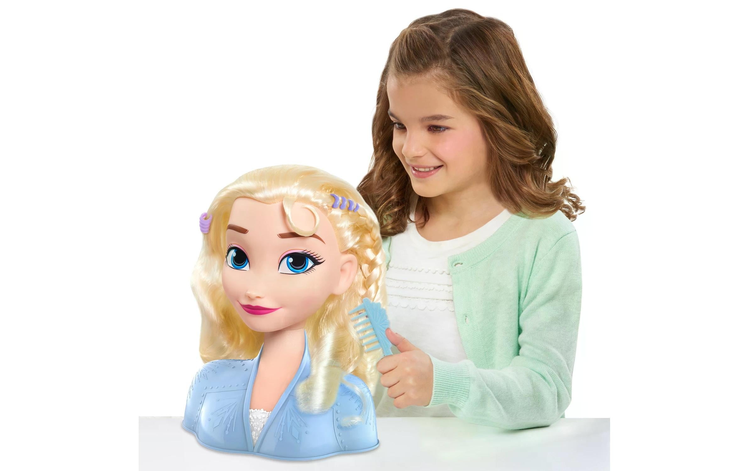 Disney Frozen Spielzeug-Frisierkoffer »Beauty Disney Frozen – Elsa Styling Head klein / 20 cm«