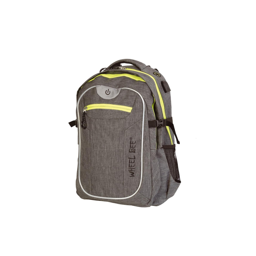 Wheel-Bee Schulrucksack »Backpack Revolution Grau«