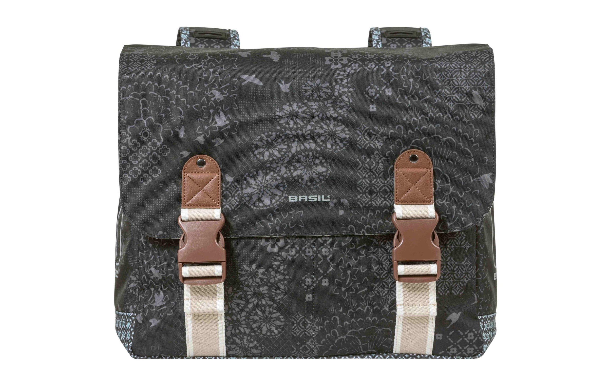 Basil Gepäckträgertasche »BASIL BOHEME DOUBLE BAG, schwarz«