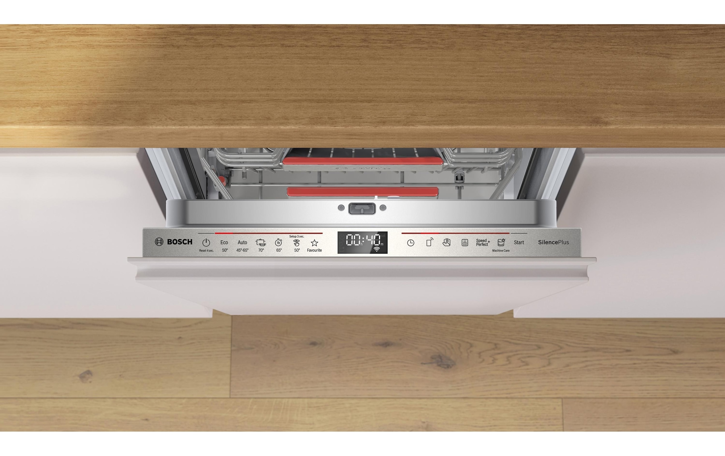 BOSCH teilintegrierbarer Geschirrspüler »SPV6EMX0«, 10 Massgedecke