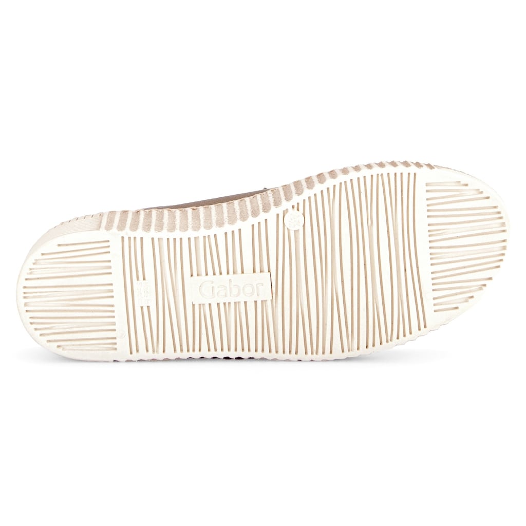 Gabor Slip-On Sneaker, Plateausneaker mit Best Fitting-Ausstattung für gute Passform