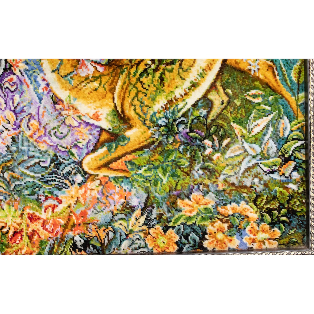 morgenland Wandteppich »Bild-Teppich Figurativ 95 x 90 cm«, rechteckig