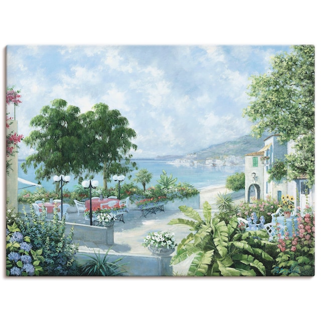 Artland Wandbild »Ozeansicht«, Garten, (1 St.), als Leinwandbild,  Wandaufkleber oder Poster in versch. Grössen online kaufen | Jelmoli-Versand