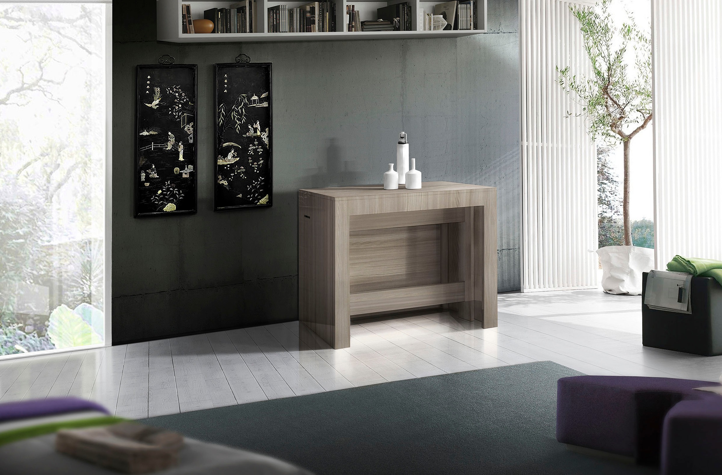 Home affaire Esstisch "Praktika, Küchentisch, Wohnzimmertisch, Speisetisch" mit Auszugsfunktion, ausziehbar von 50 cm auf 300 cm