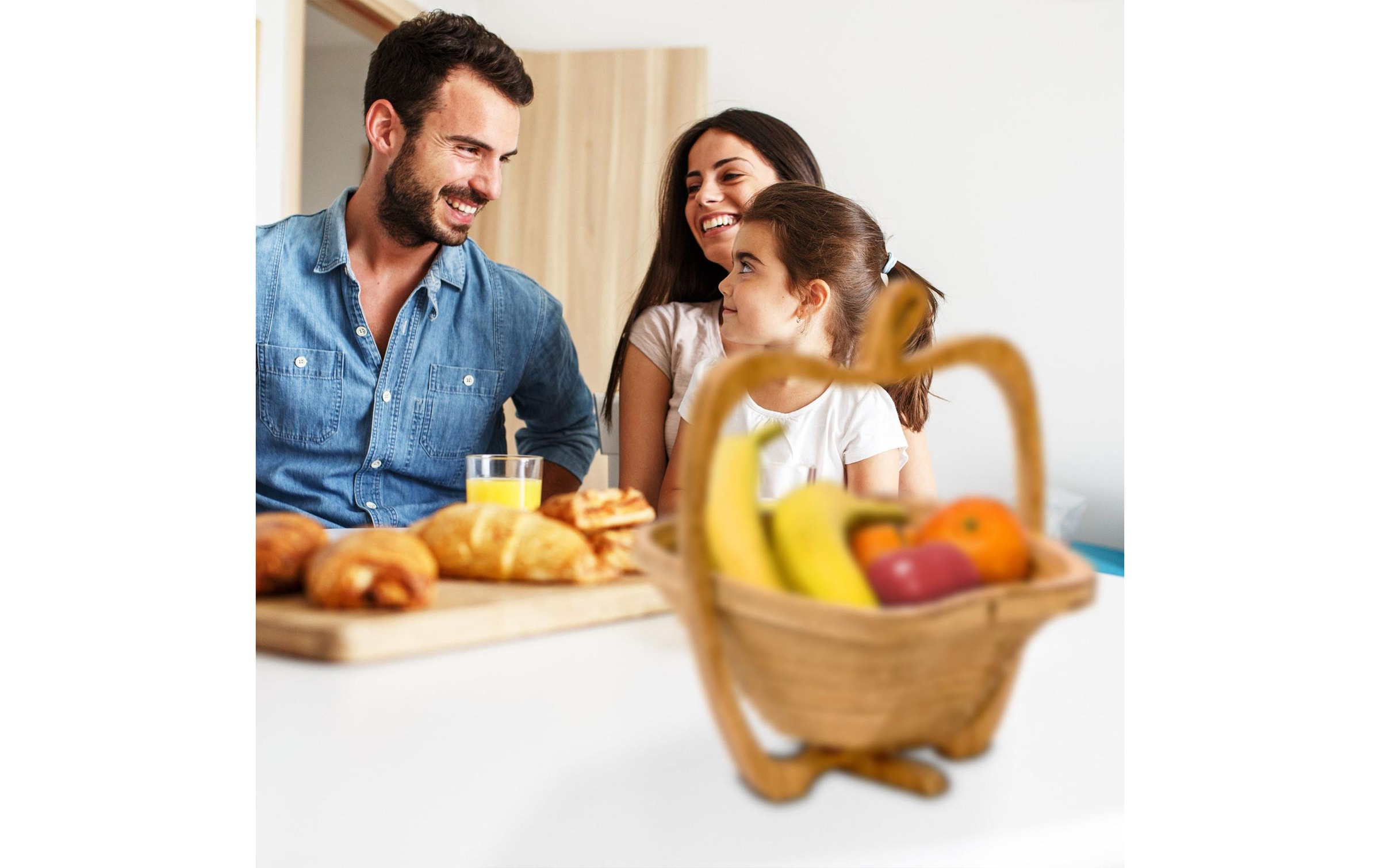 relaxdays Obstschale »Früchtekorb Hellbraun«, 1 tlg., aus Bambus