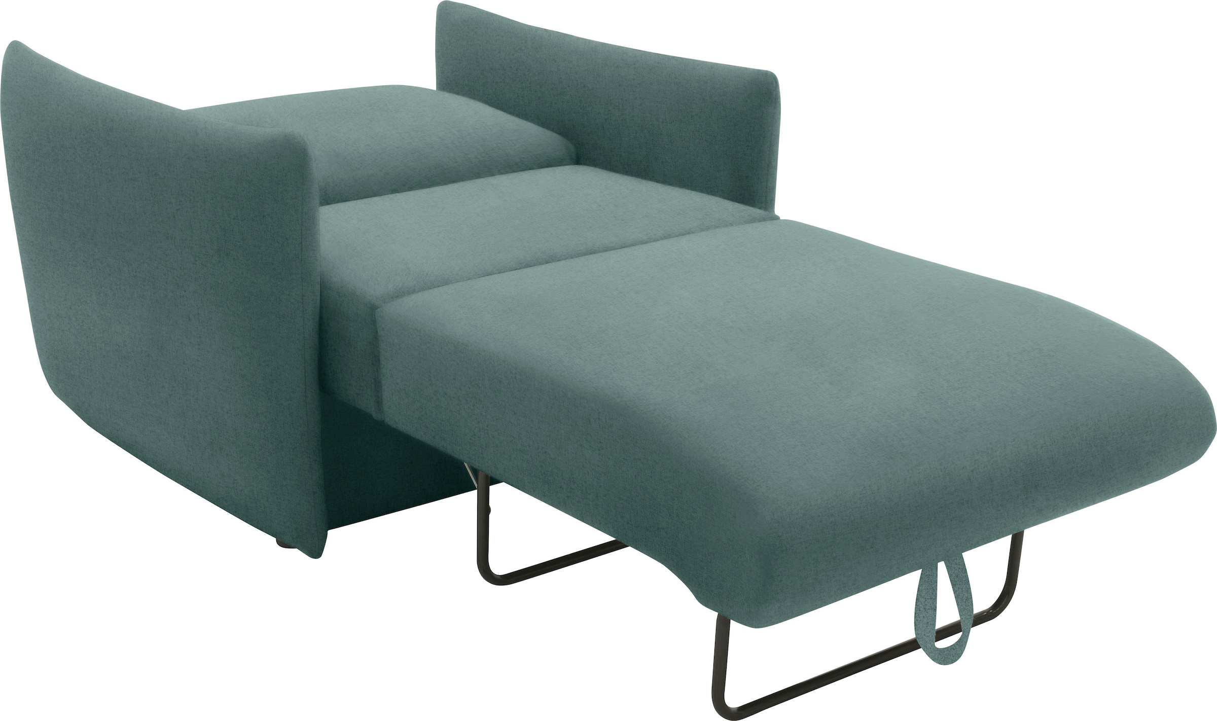 DOMO collection Sessel »700023 wandelbar zum Loungesessel, Relaxliege und Gästebett«, Schlaffunktion, Federkern, stabile Liegefläche ca. 70 x 195 cm