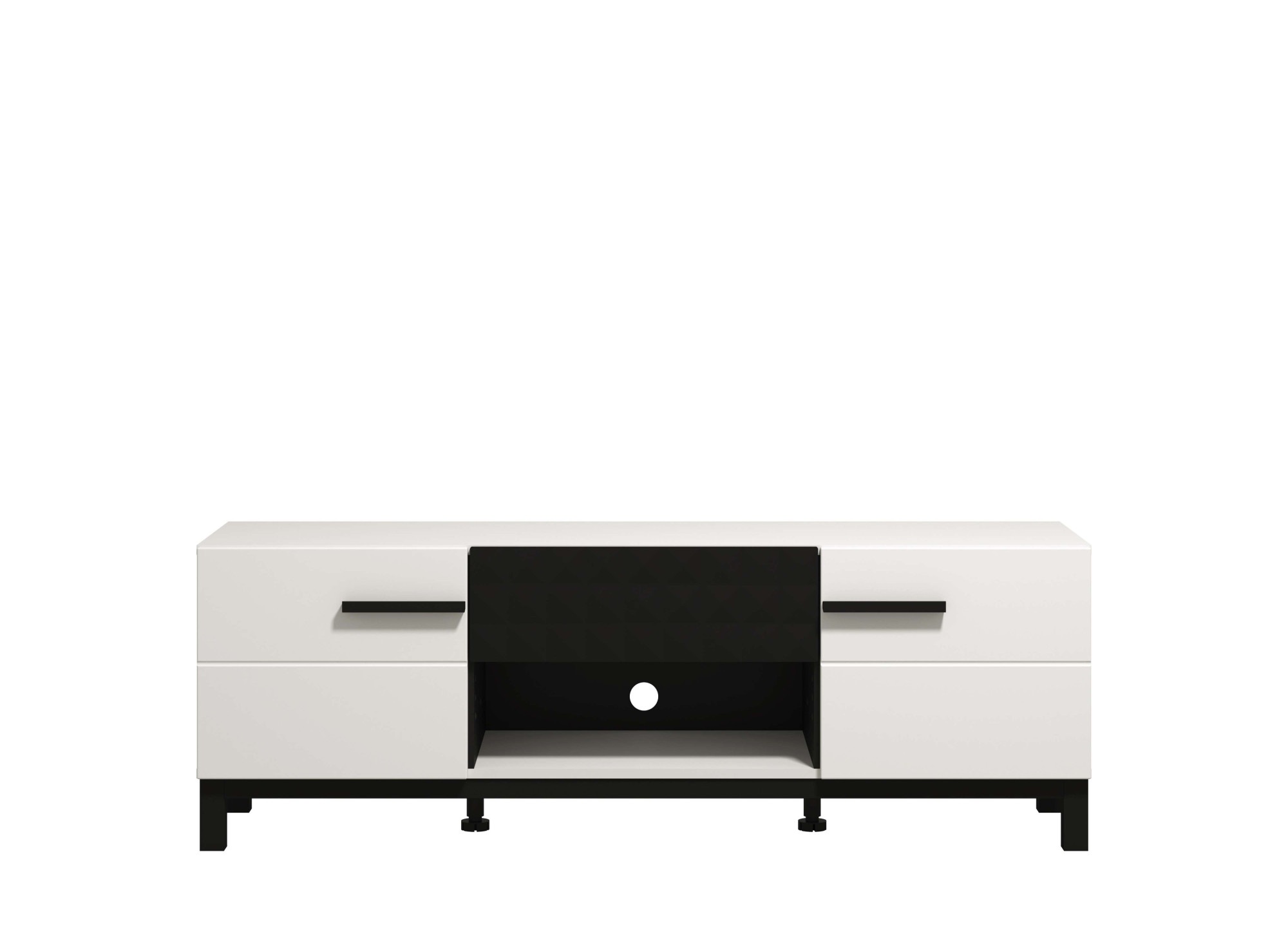 Home affaire Lowboard »Sarthe, Breite 147,5 cm TV- Lowboard, TV-Schrank, TV-Ständer«, TV-Kommode, Modernes Design, mit Schublade in toller 3D-Optik