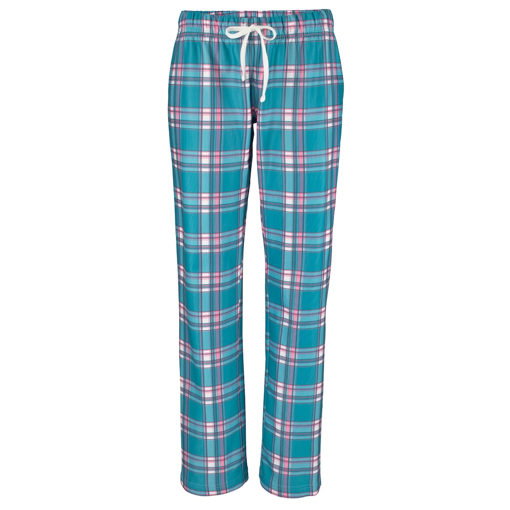 Arizona Pyjama, (2 tlg.), mit karierter Hose